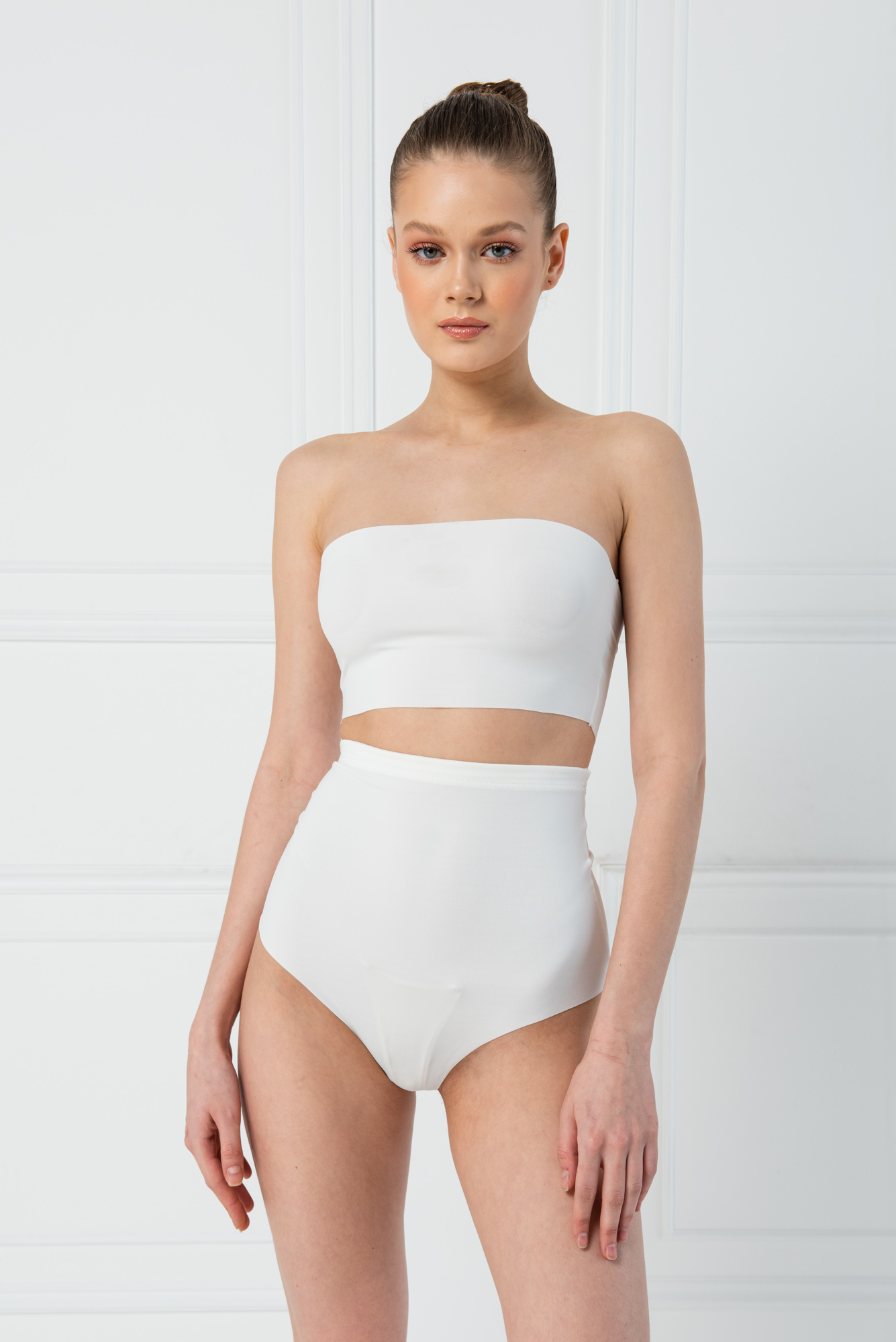Offwhite Hight Waist Mini Shorts
