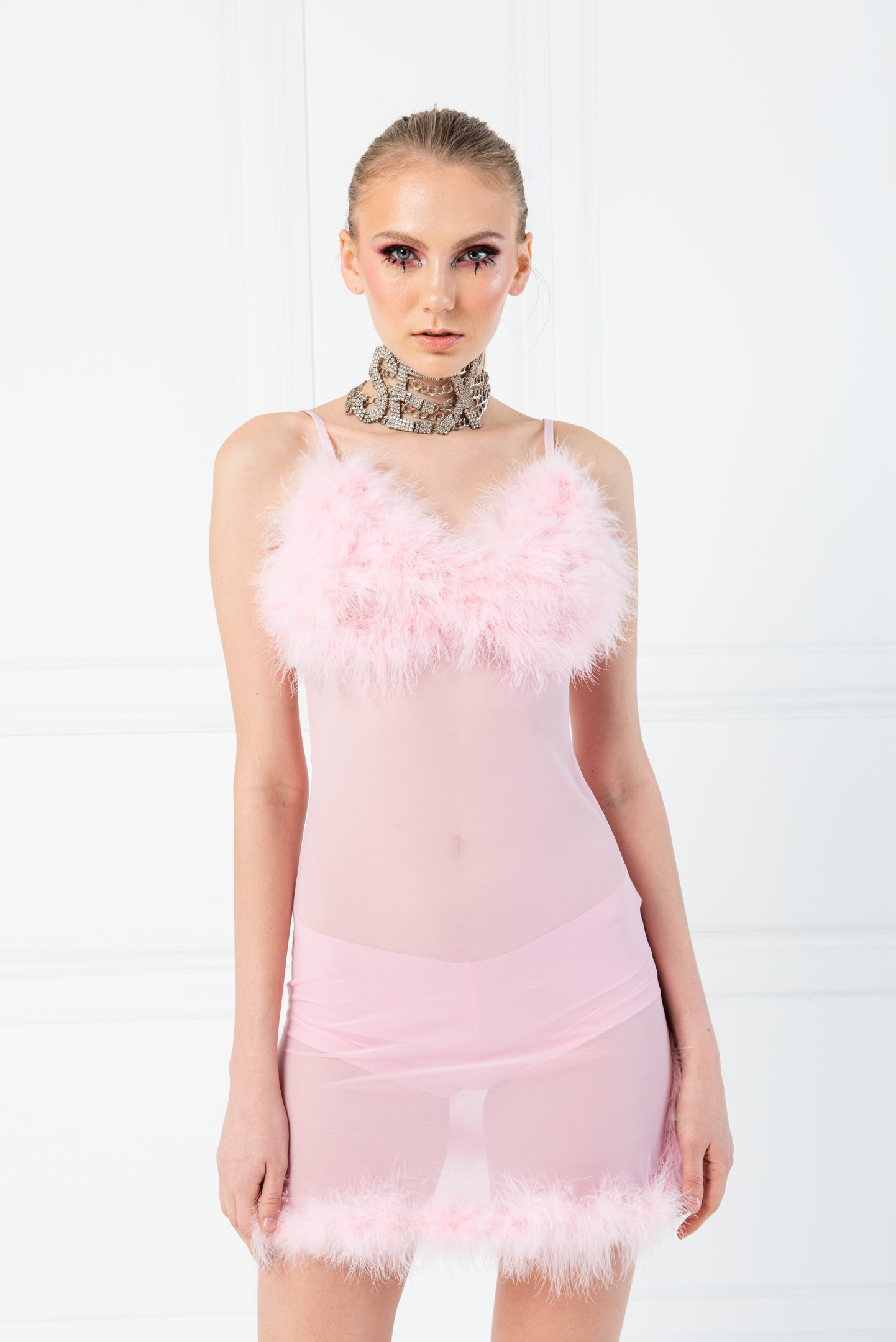 turtleneck homecoming dress