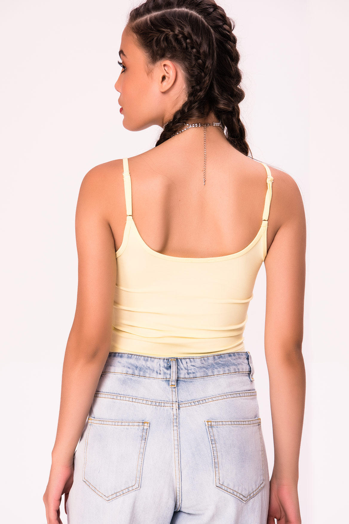 Yellow Cropped Cami