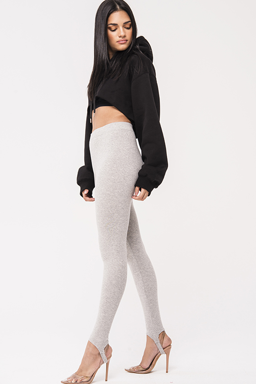 cotton stirrup leggings