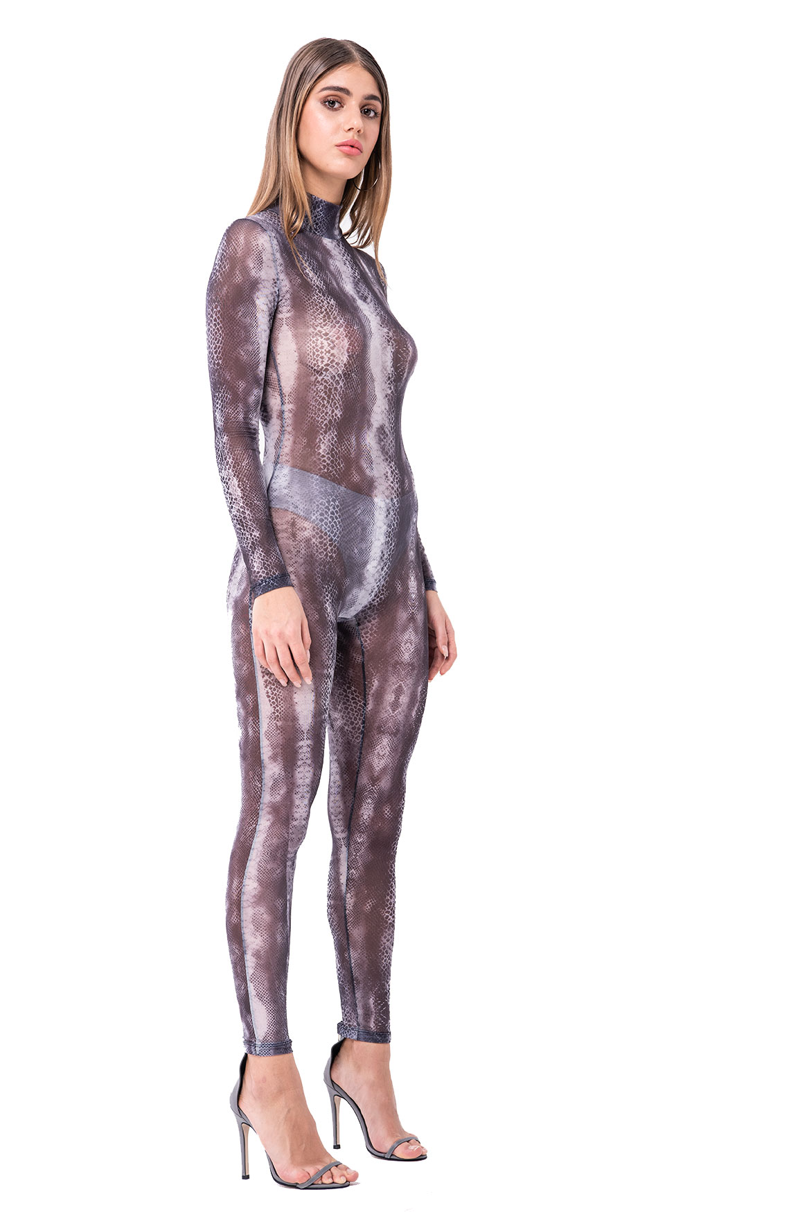 turtleneck catsuit