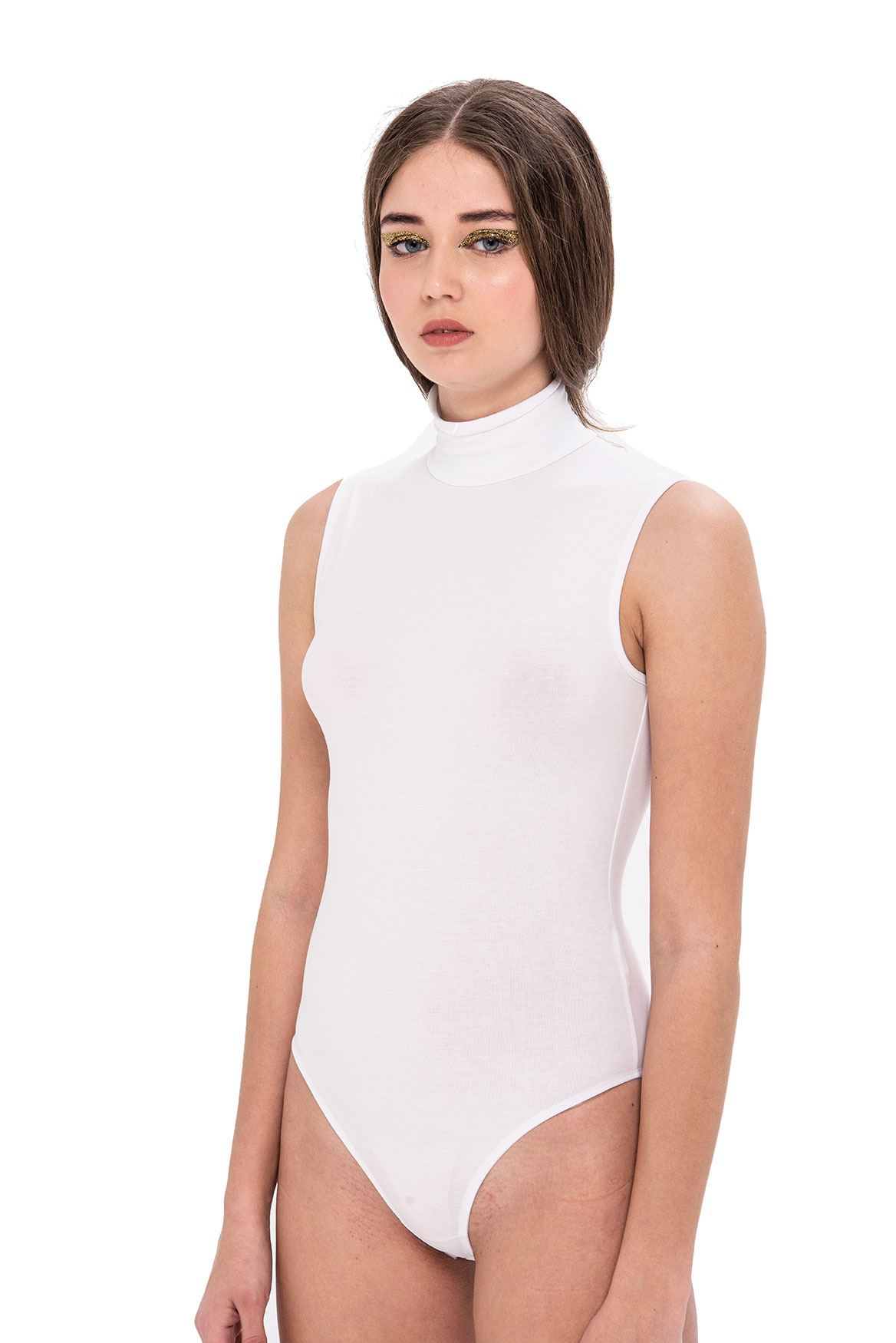 turtleneck tank bodysuit