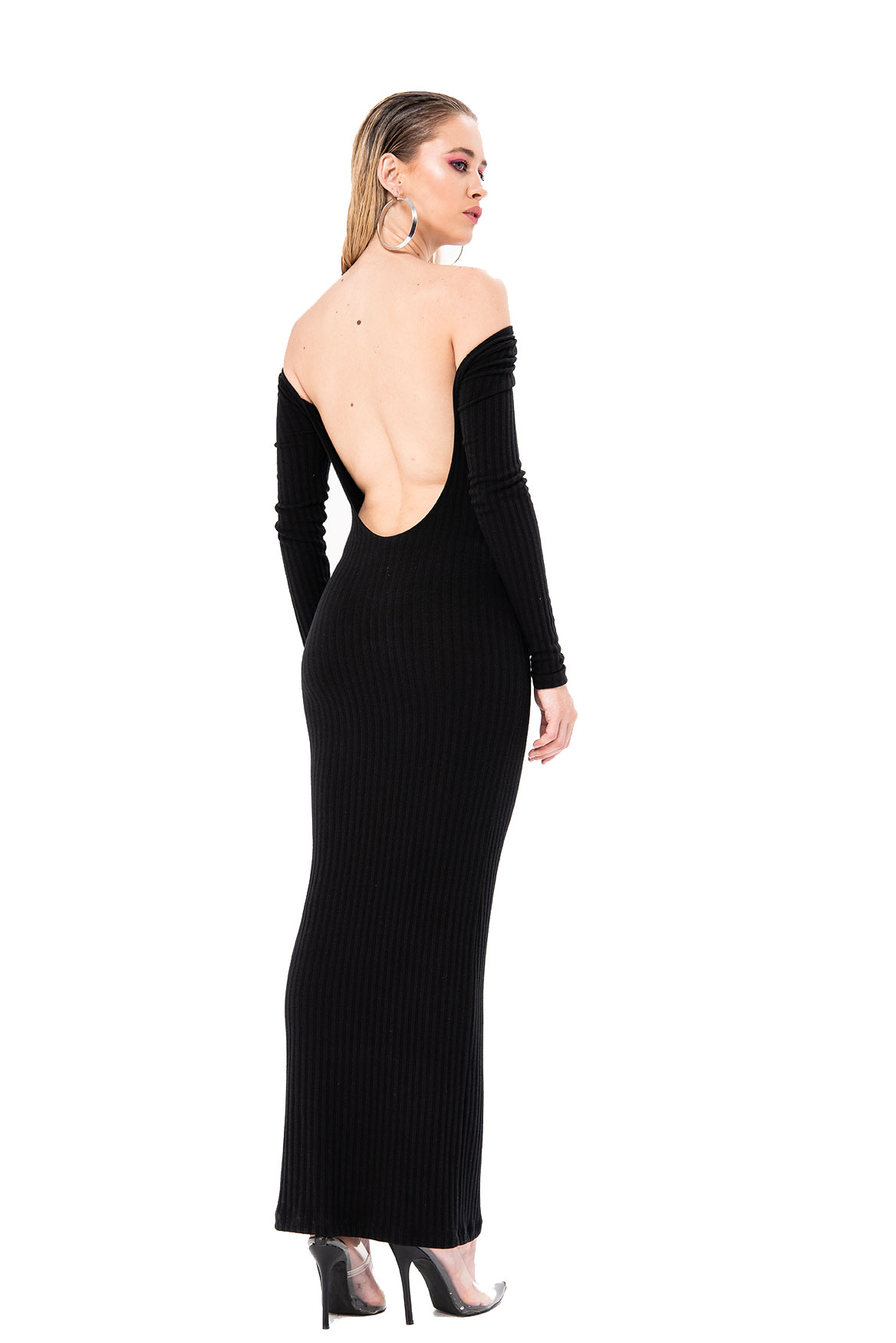 Vision of Delight Black Backless Mermaid Maxi Dress | Gowns of elegance,  Shrug for dresses, Maxi dress