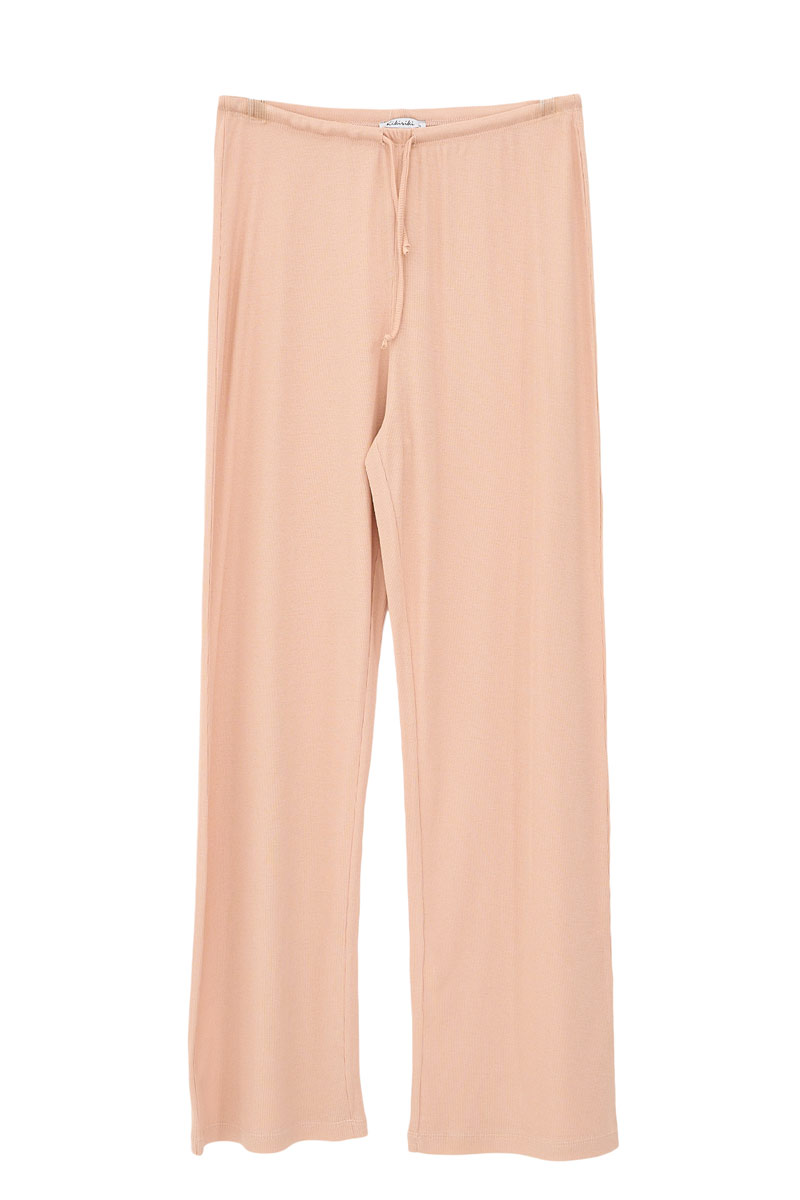 Nude Beli Lastikli Pijama Altı