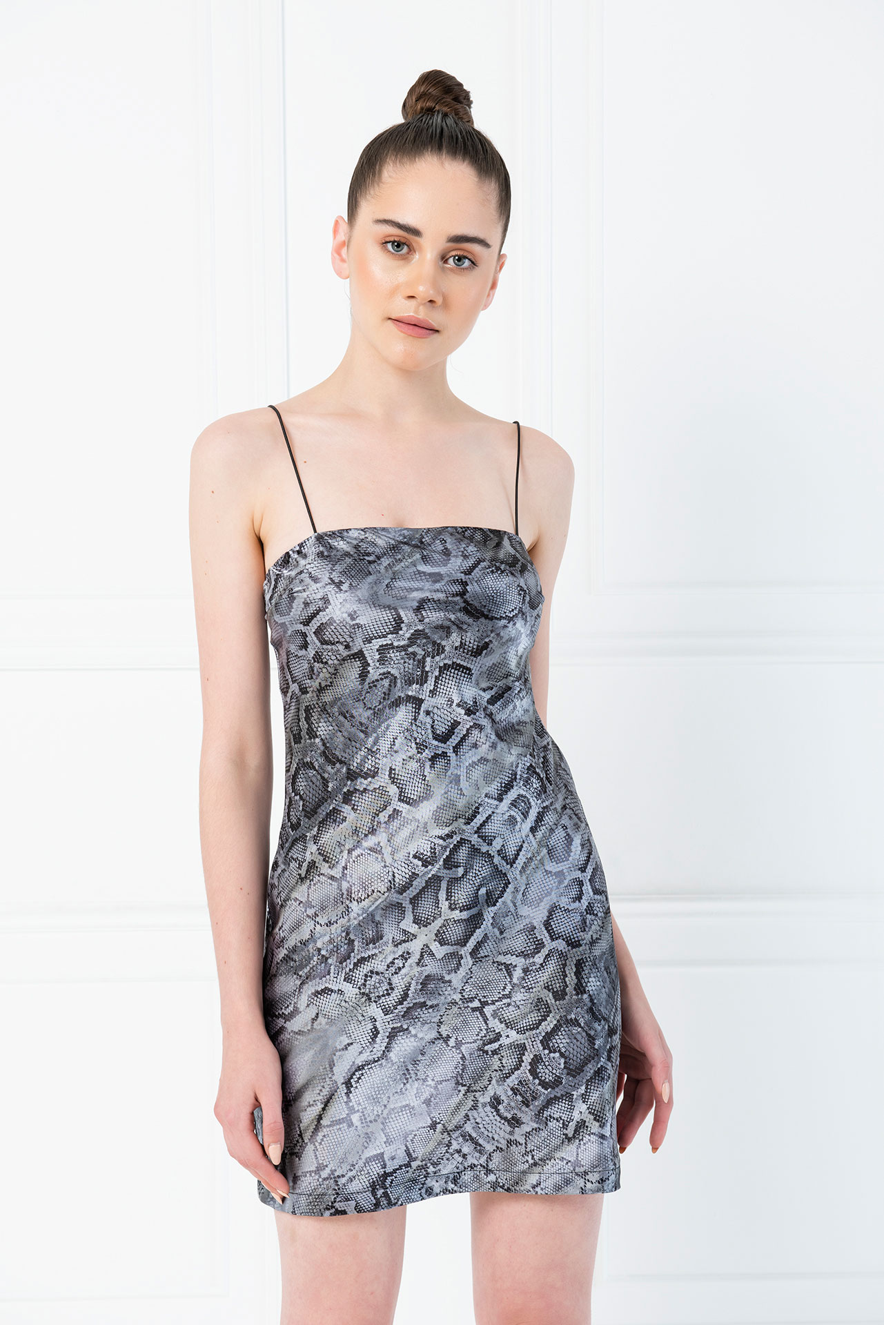 snake cami dress