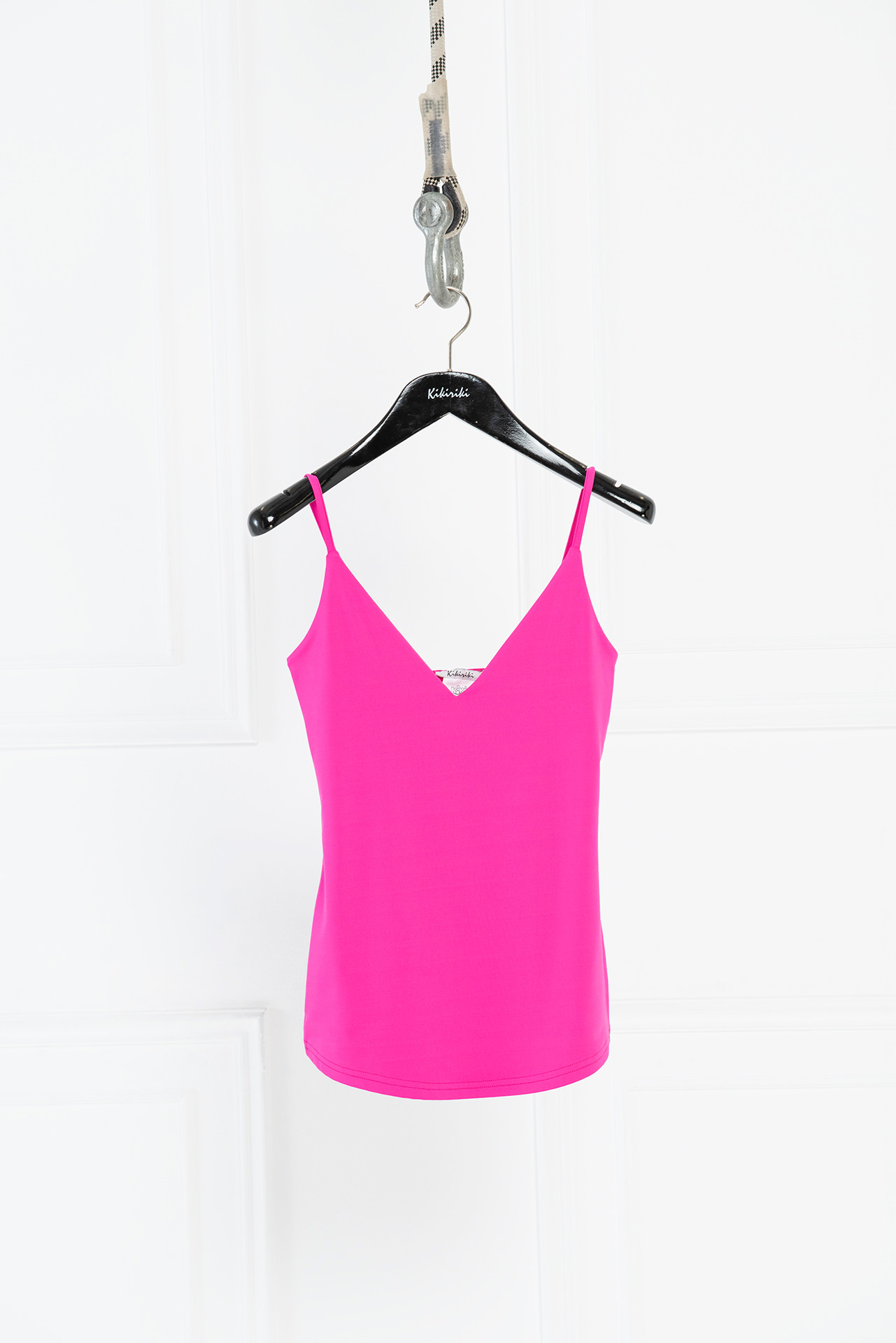 New Fuschia Deep V-Neck Cami