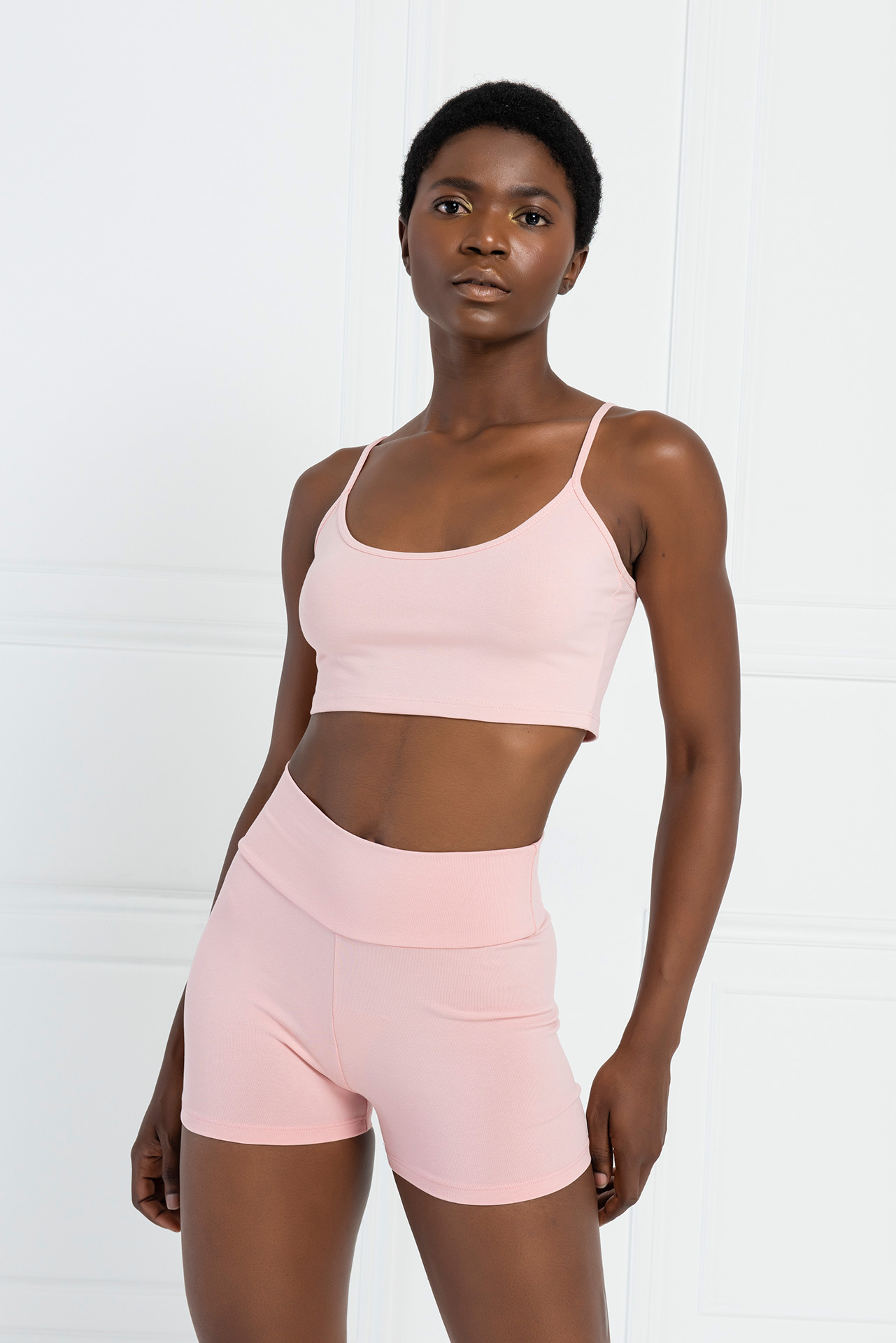 Pink Crop Cami