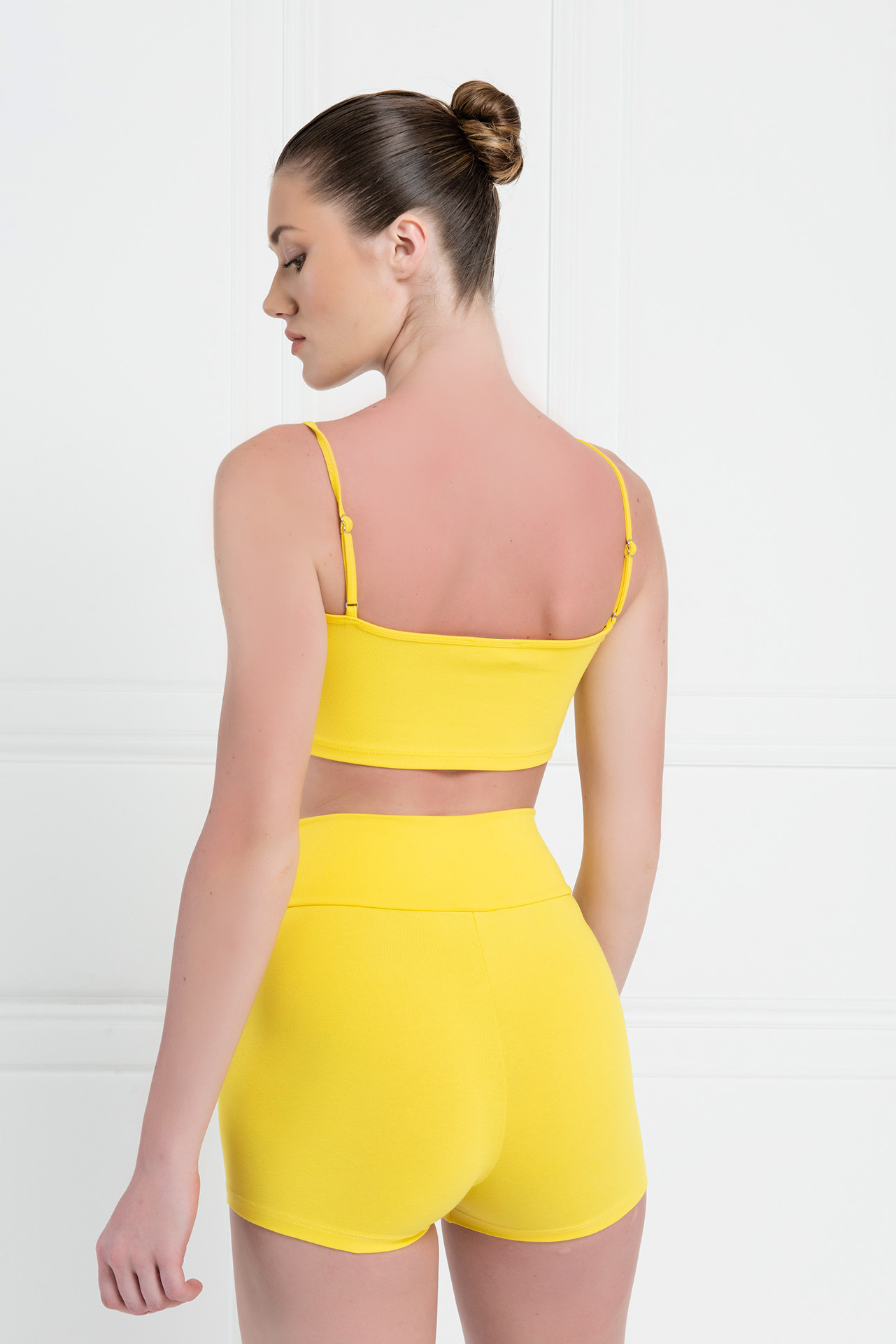 Dark Yellow Crop Cami