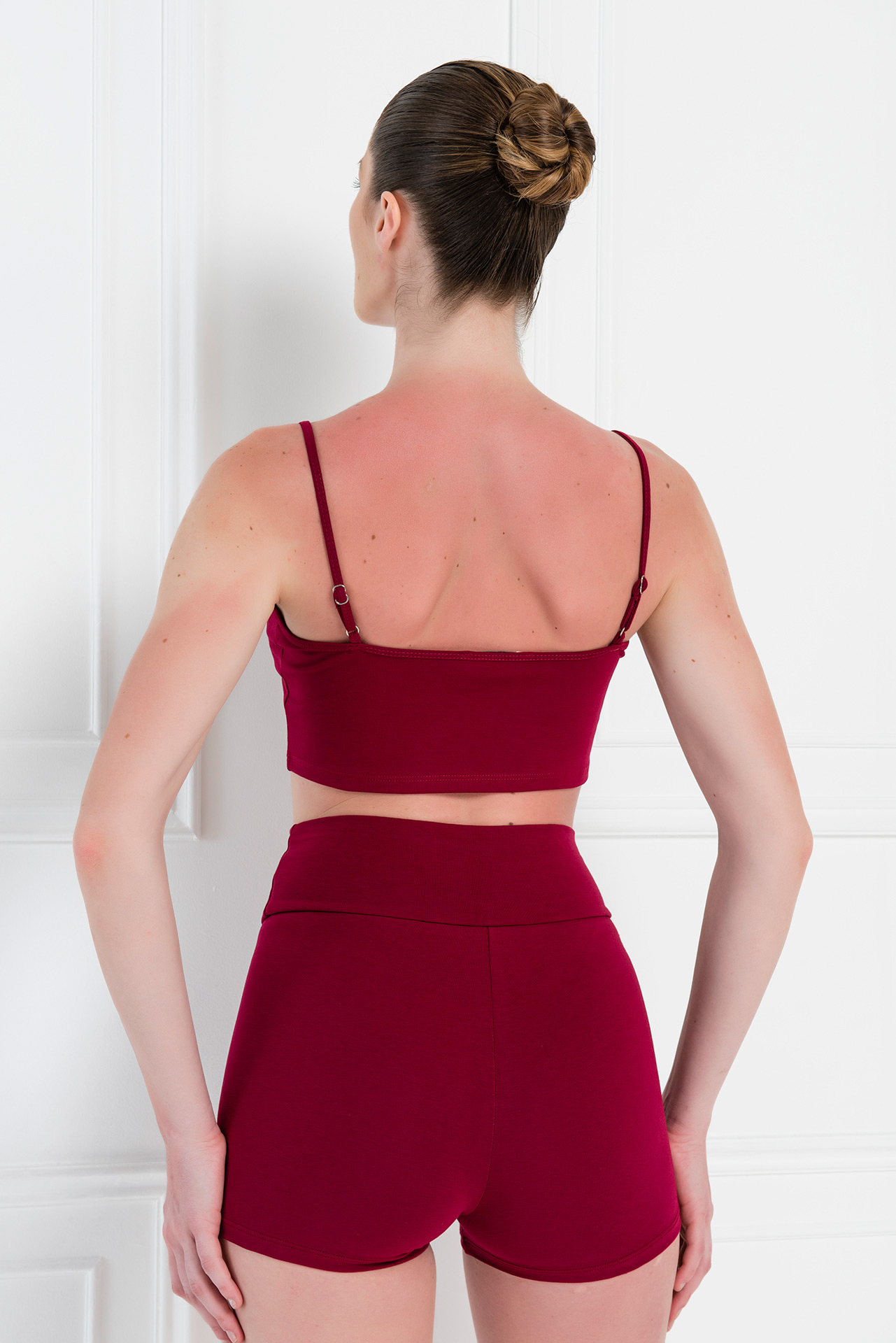 Bordeaux Crop Cami