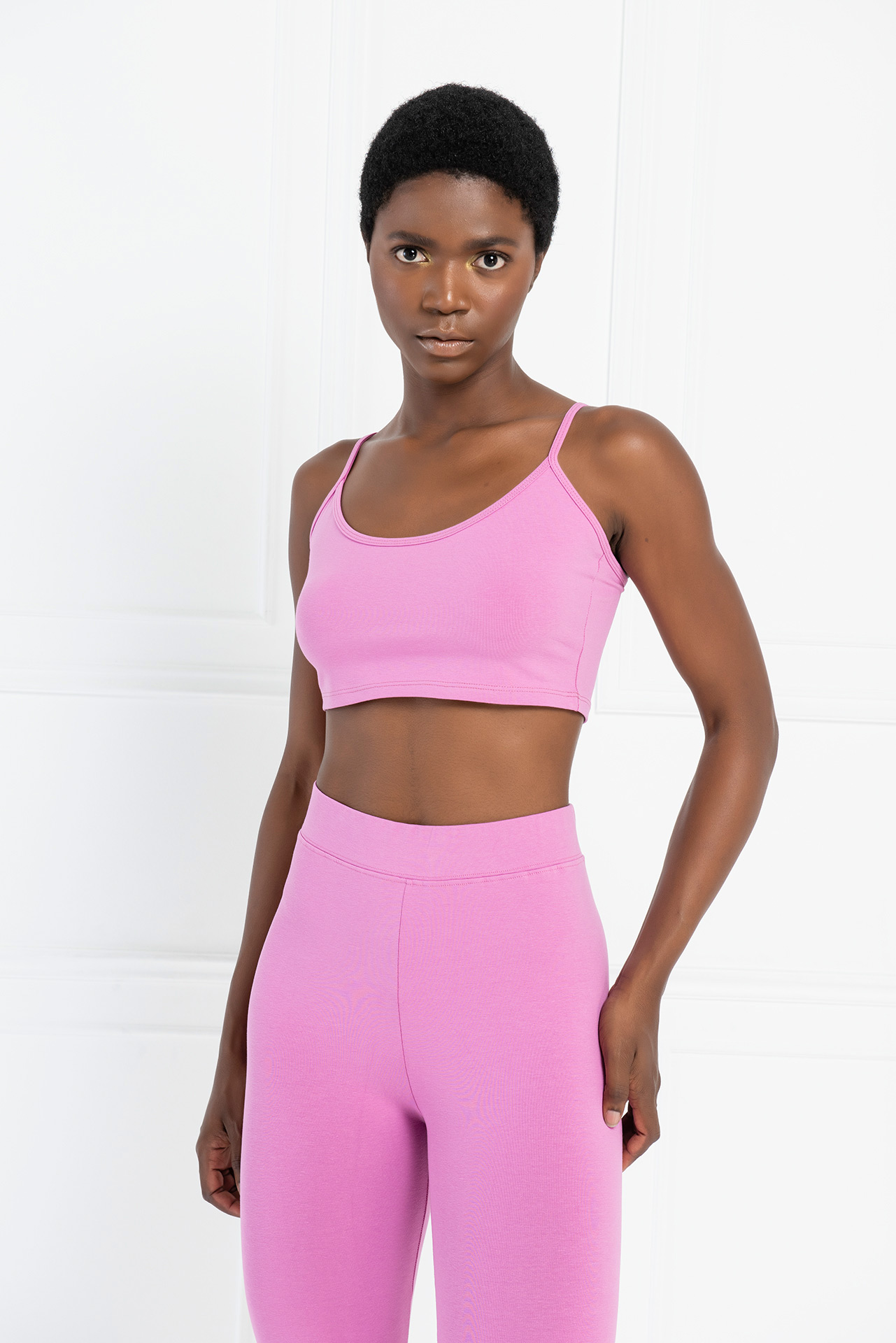 Doly Pink Crop Cami