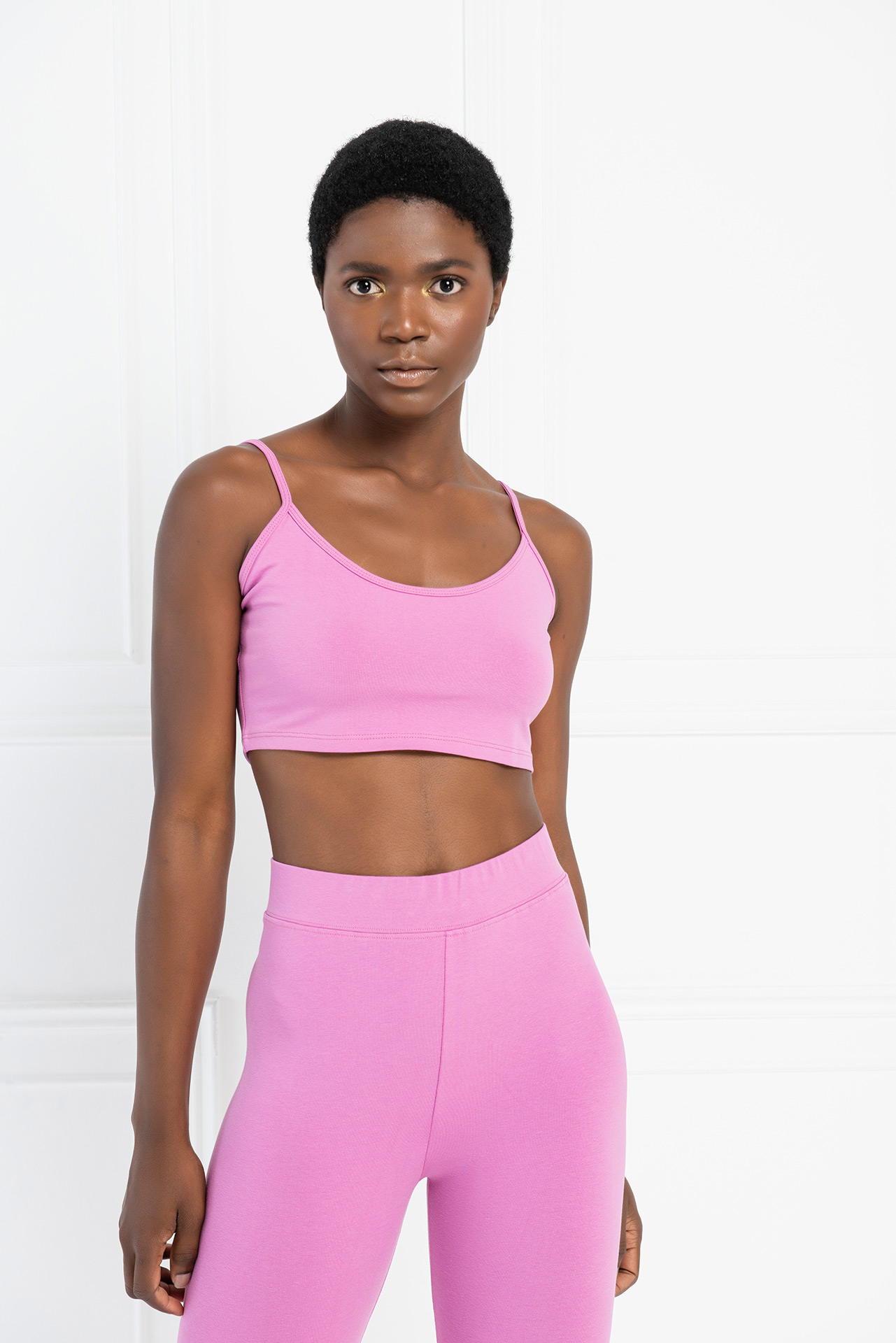 Doly Pink Crop Cami