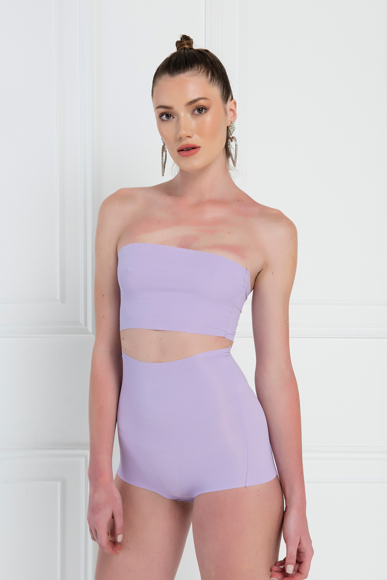 High Waist Brazilian Cut New Lilac Brief