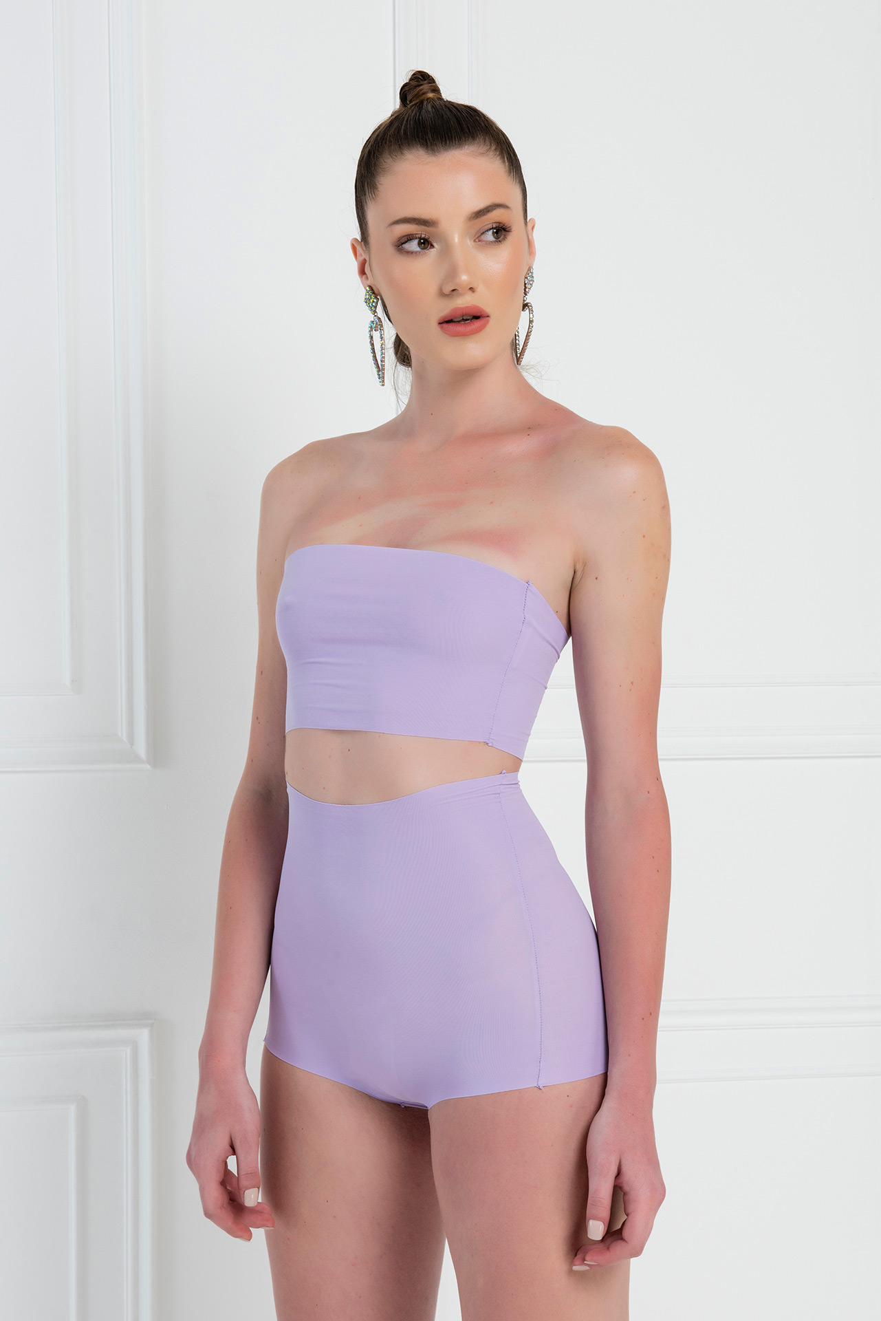 High Waist Brazilian Cut New Lilac Brief