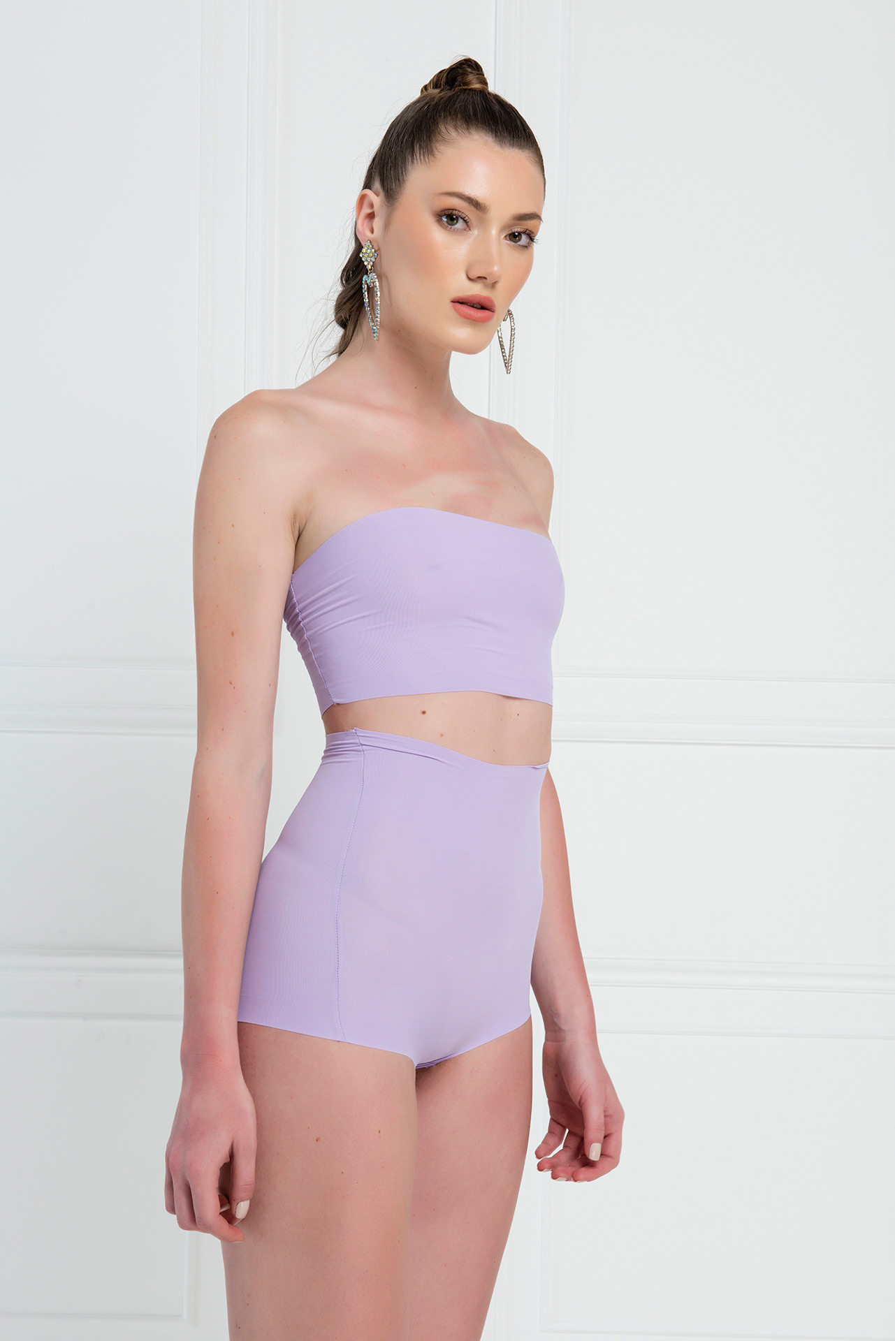 High Waist Brazilian Cut New Lilac Brief