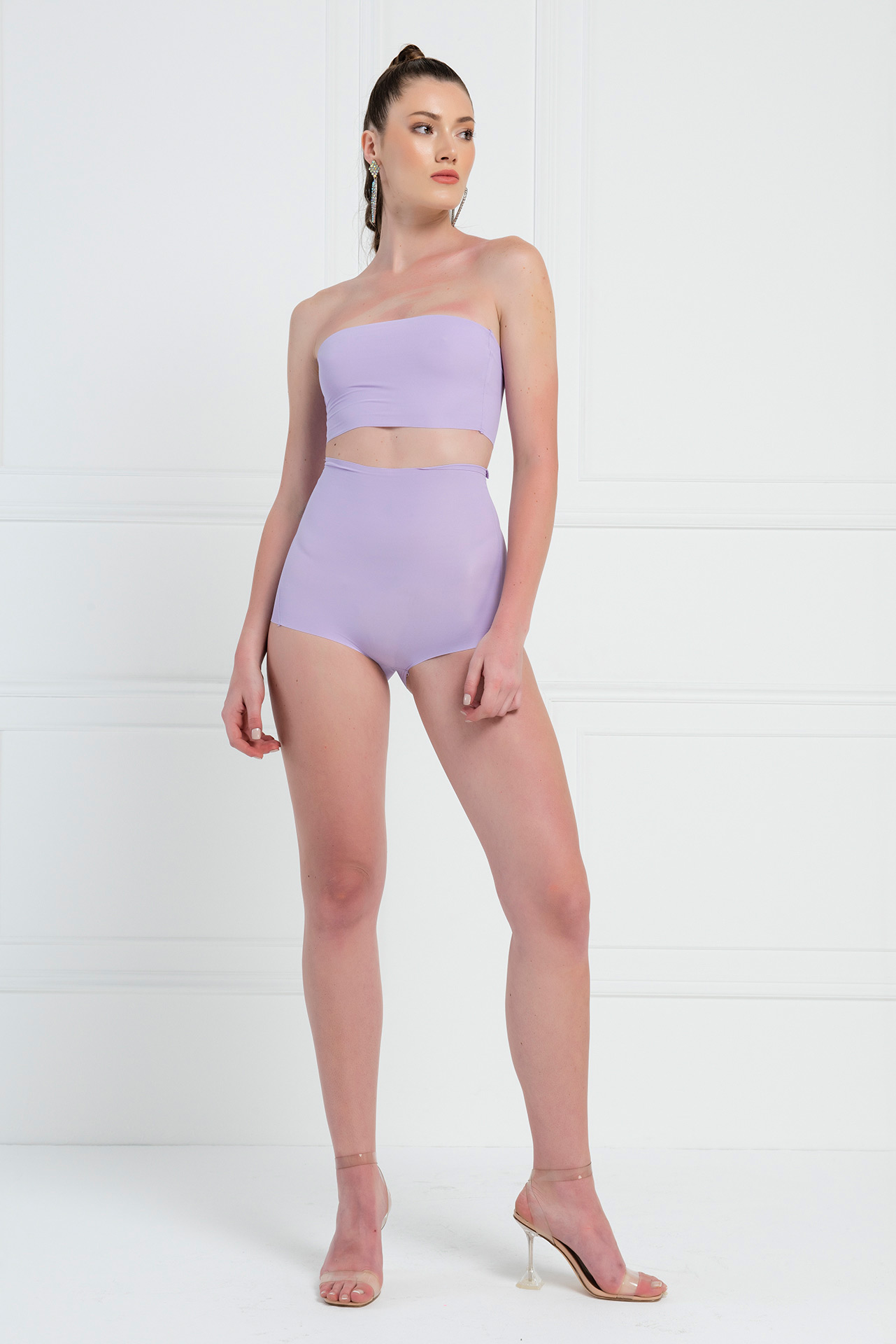 High Waist Brazilian Cut New Lilac Brief