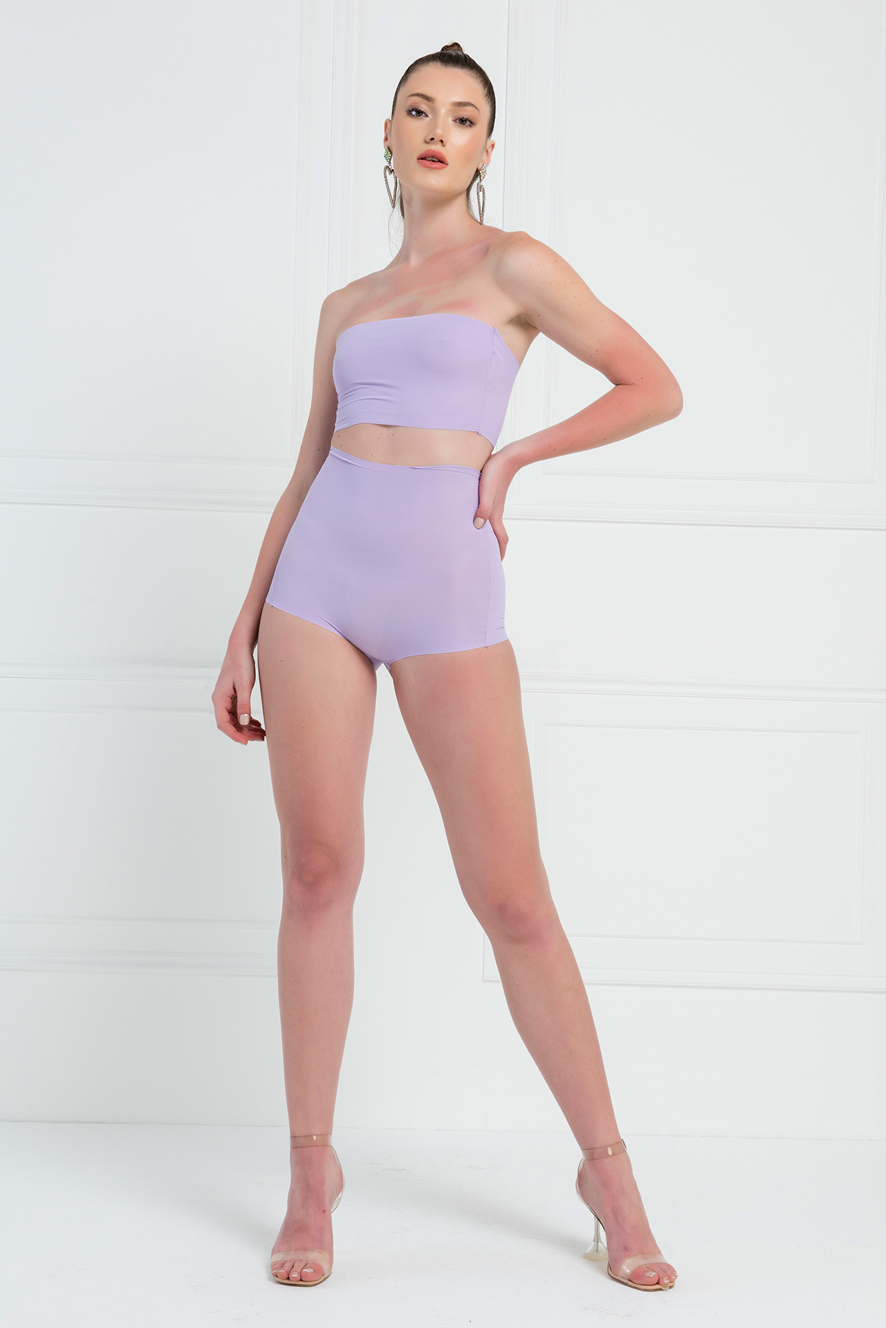 High Waist Brazilian Cut New Lilac Brief