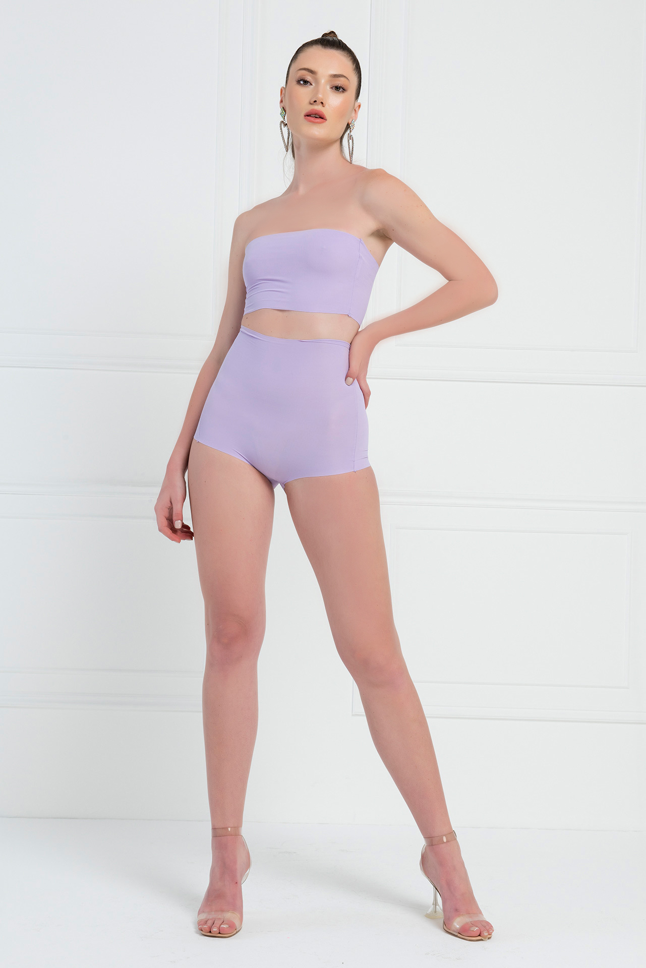 High Waist Brazilian Cut New Lilac Brief