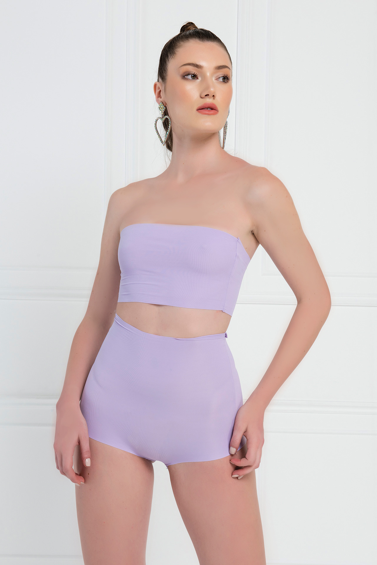High Waist Brazilian Cut New Lilac Brief