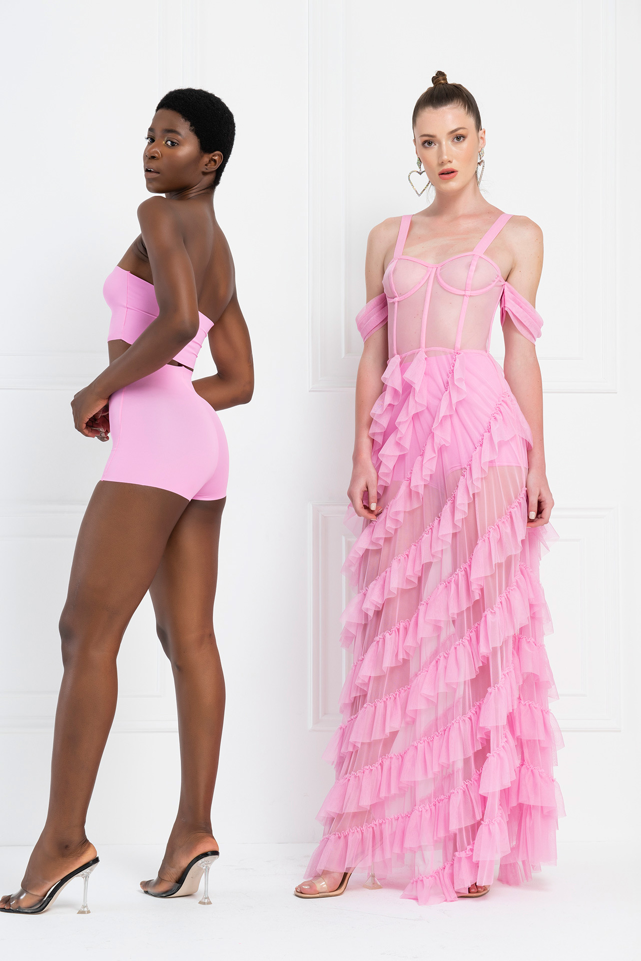 High Waist Brazilian Cut New Pink Brief