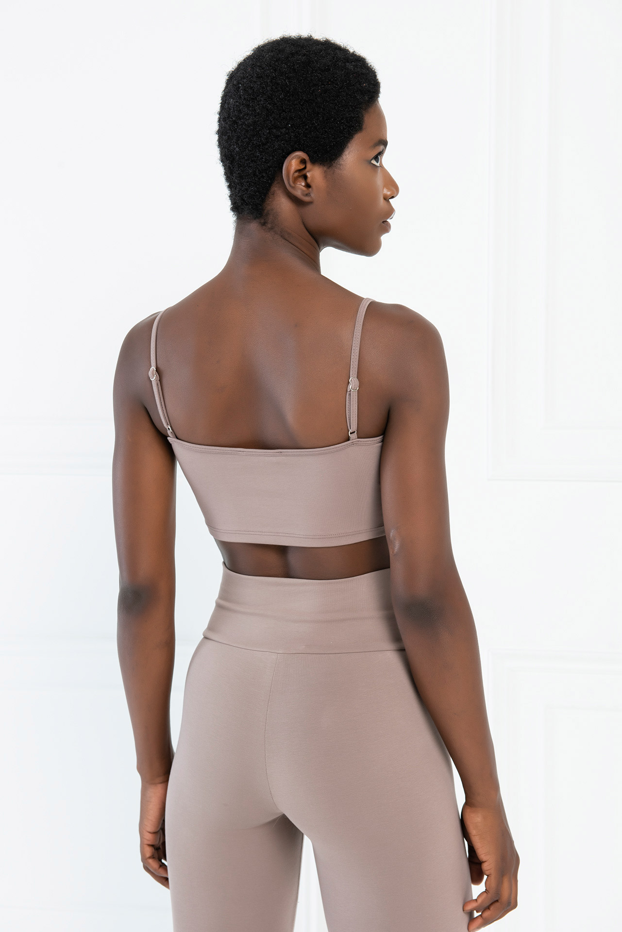 Dark Mink Crop Cami