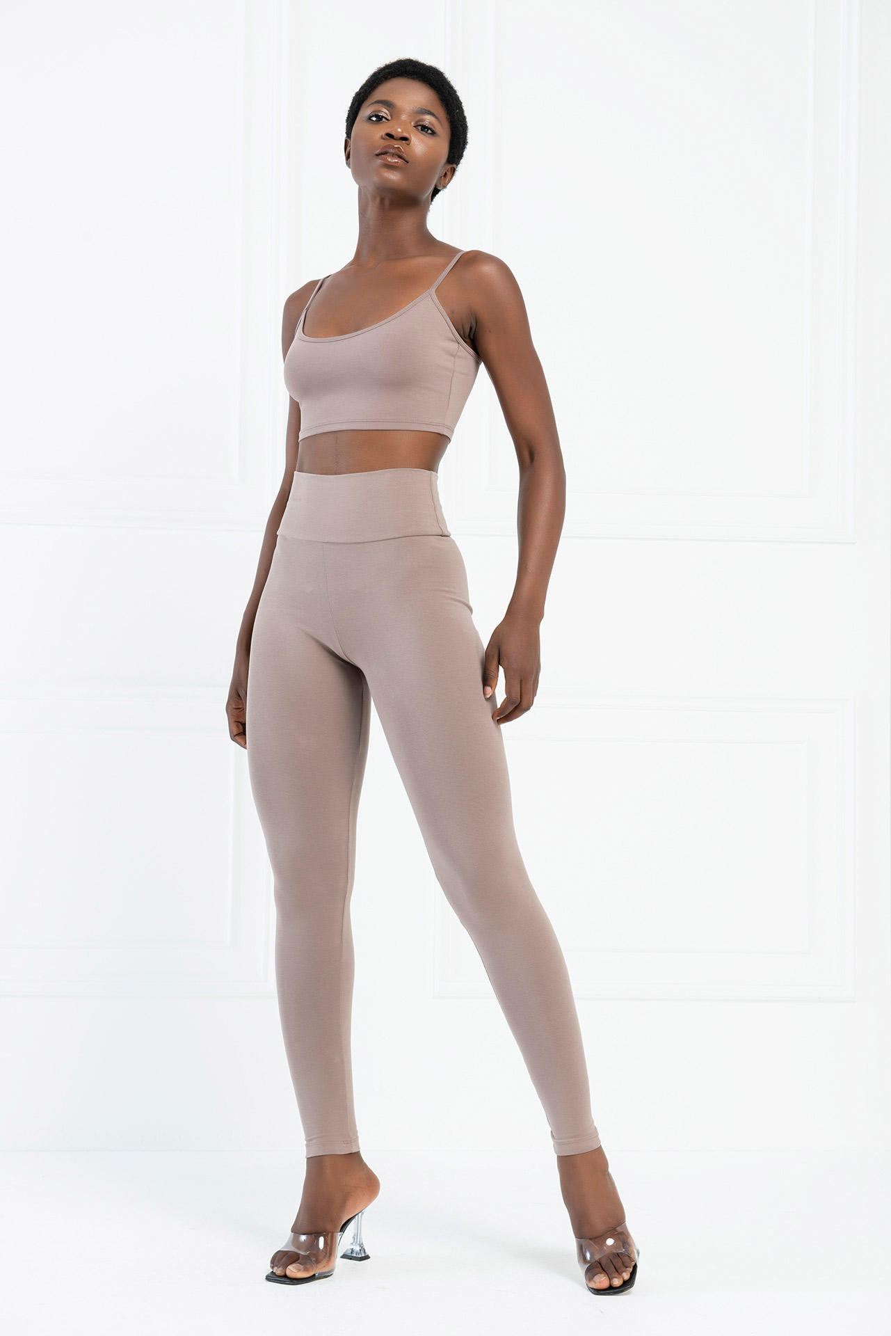Dark Mink Crop Cami