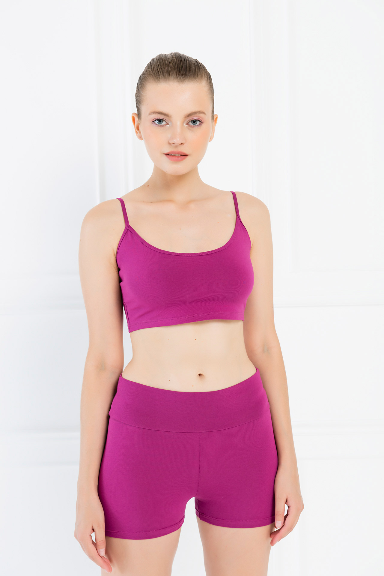 Violet Crop Cami