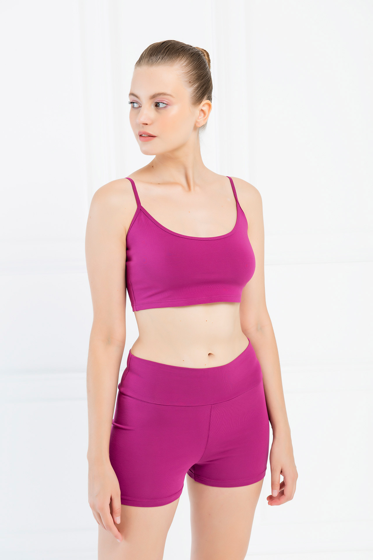 Violet Crop Cami
