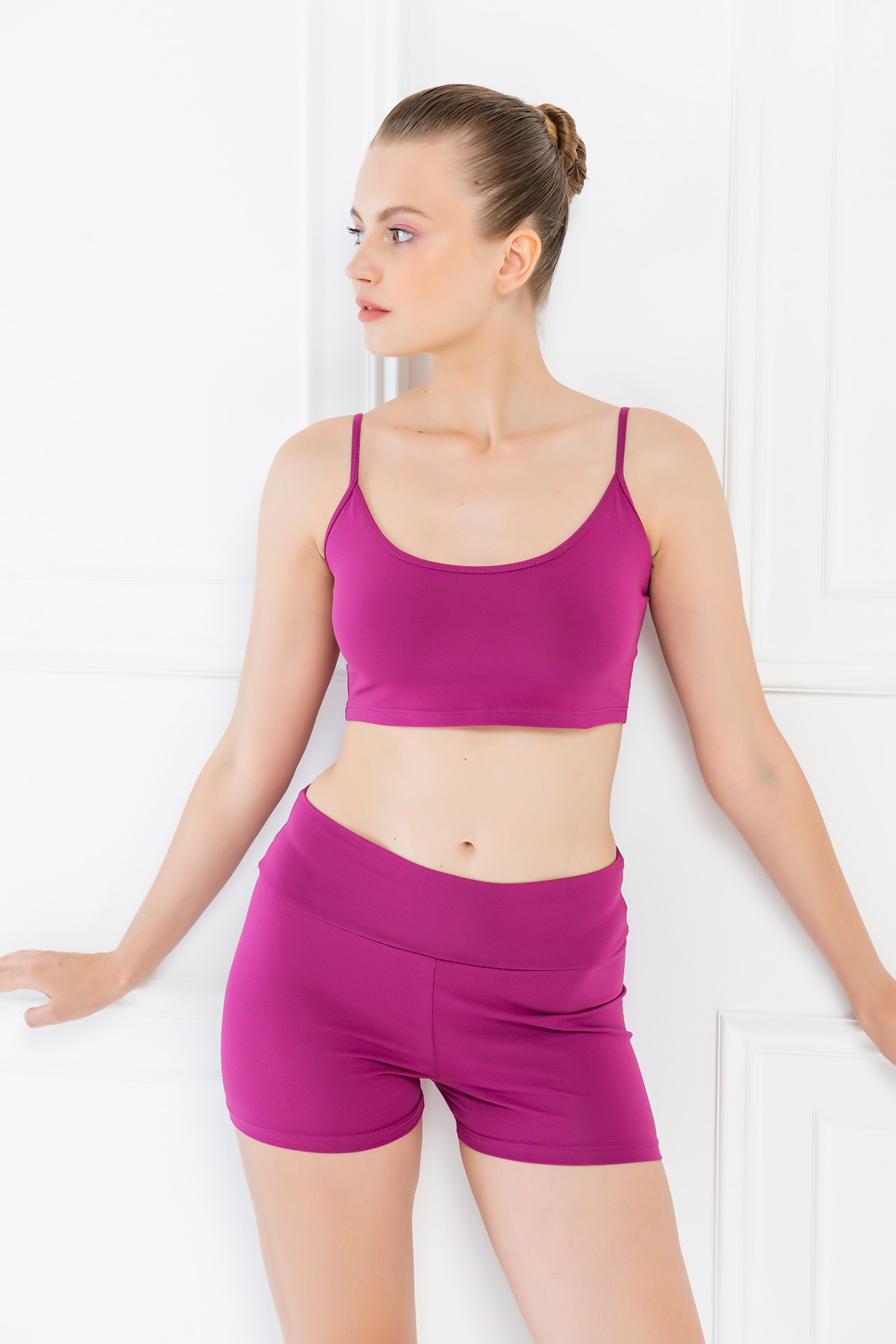 Violet Crop Cami