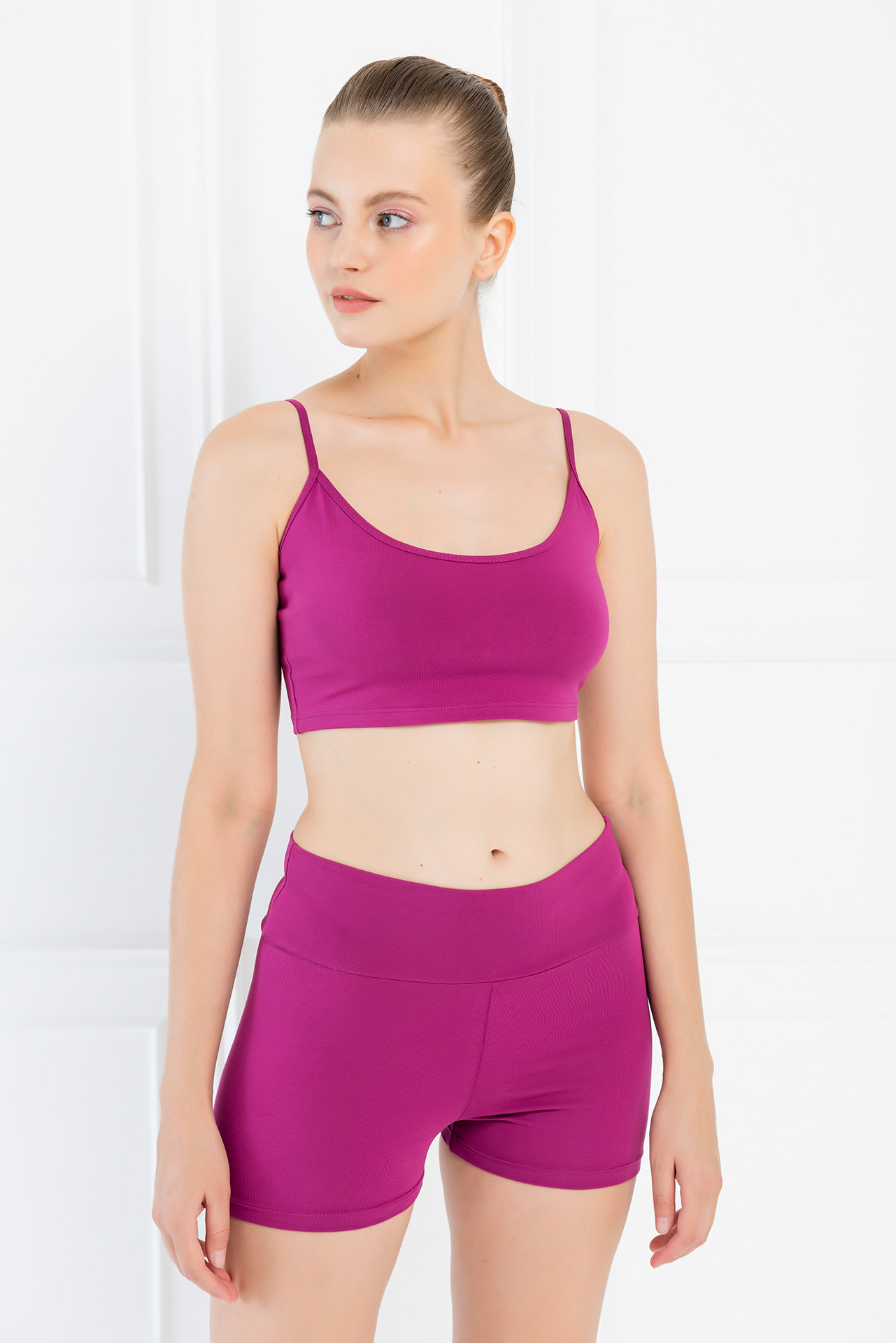 Violet Crop Cami