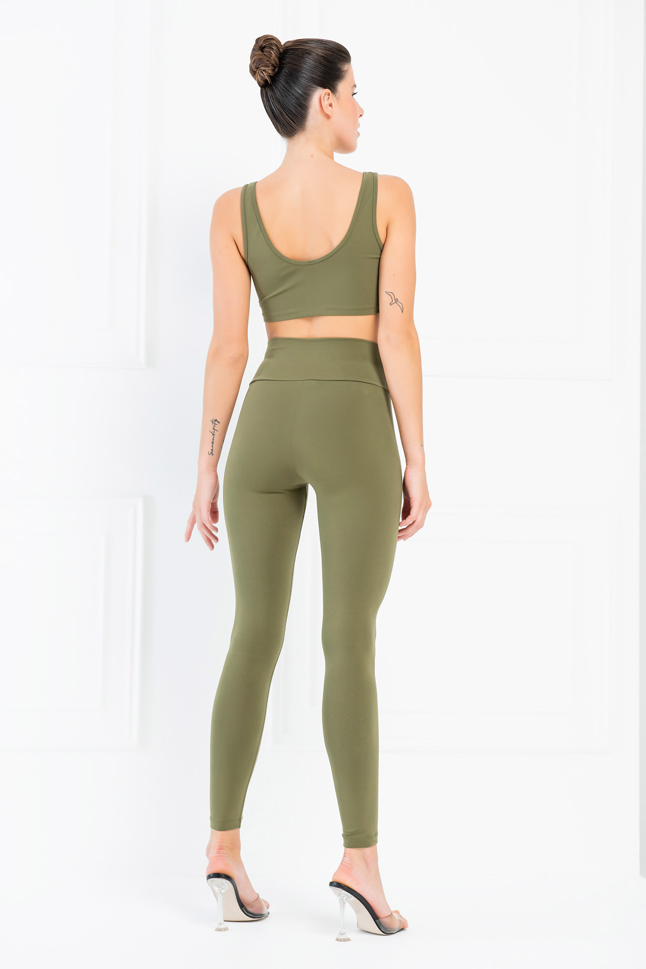 Khaki Sports Bra