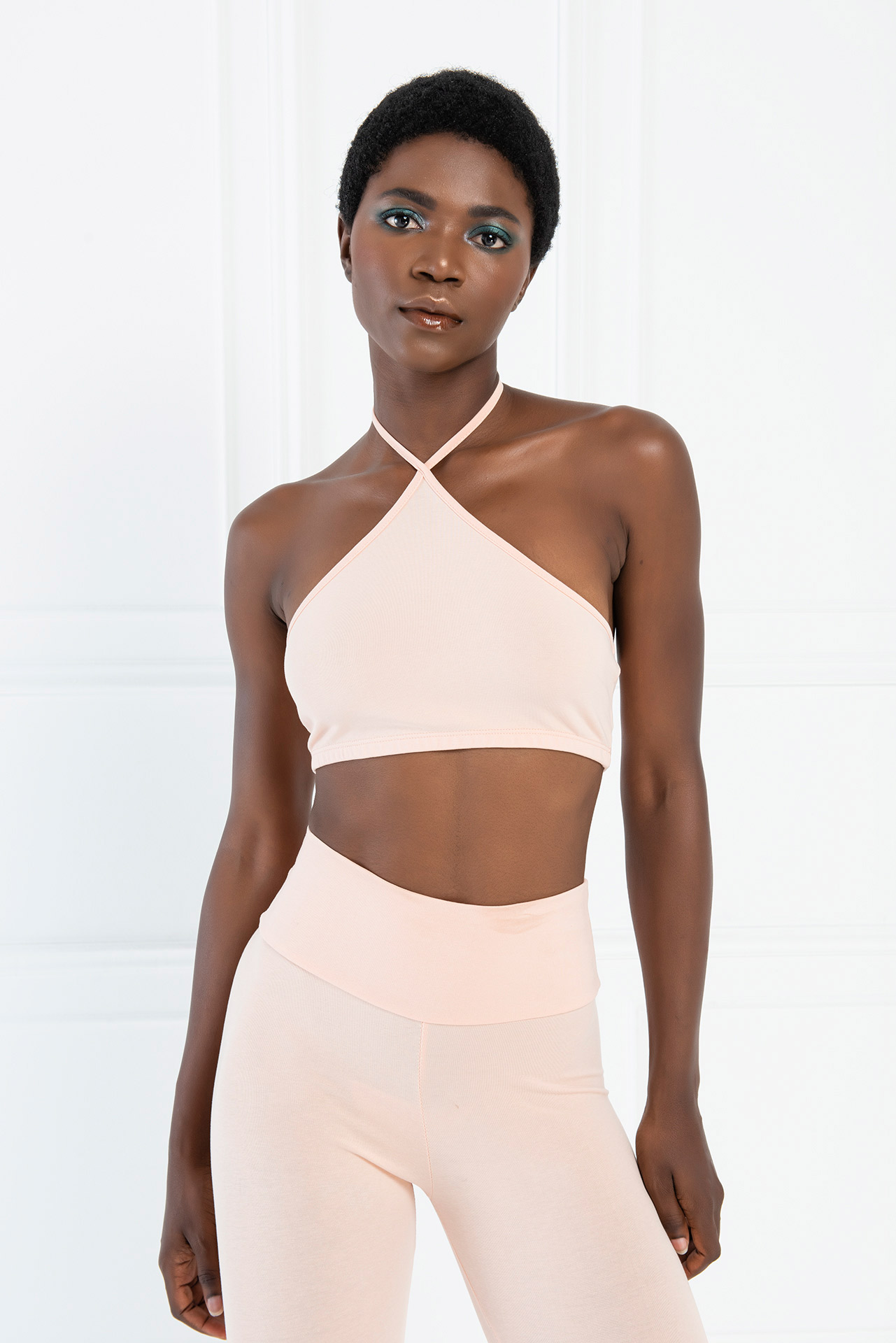 Powder Halter Crop Top