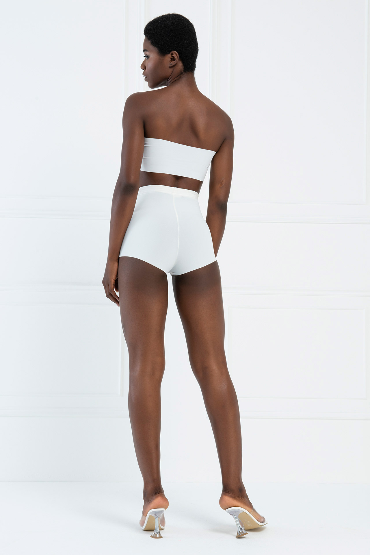High Waist Shapewear Briefs in Offwhite