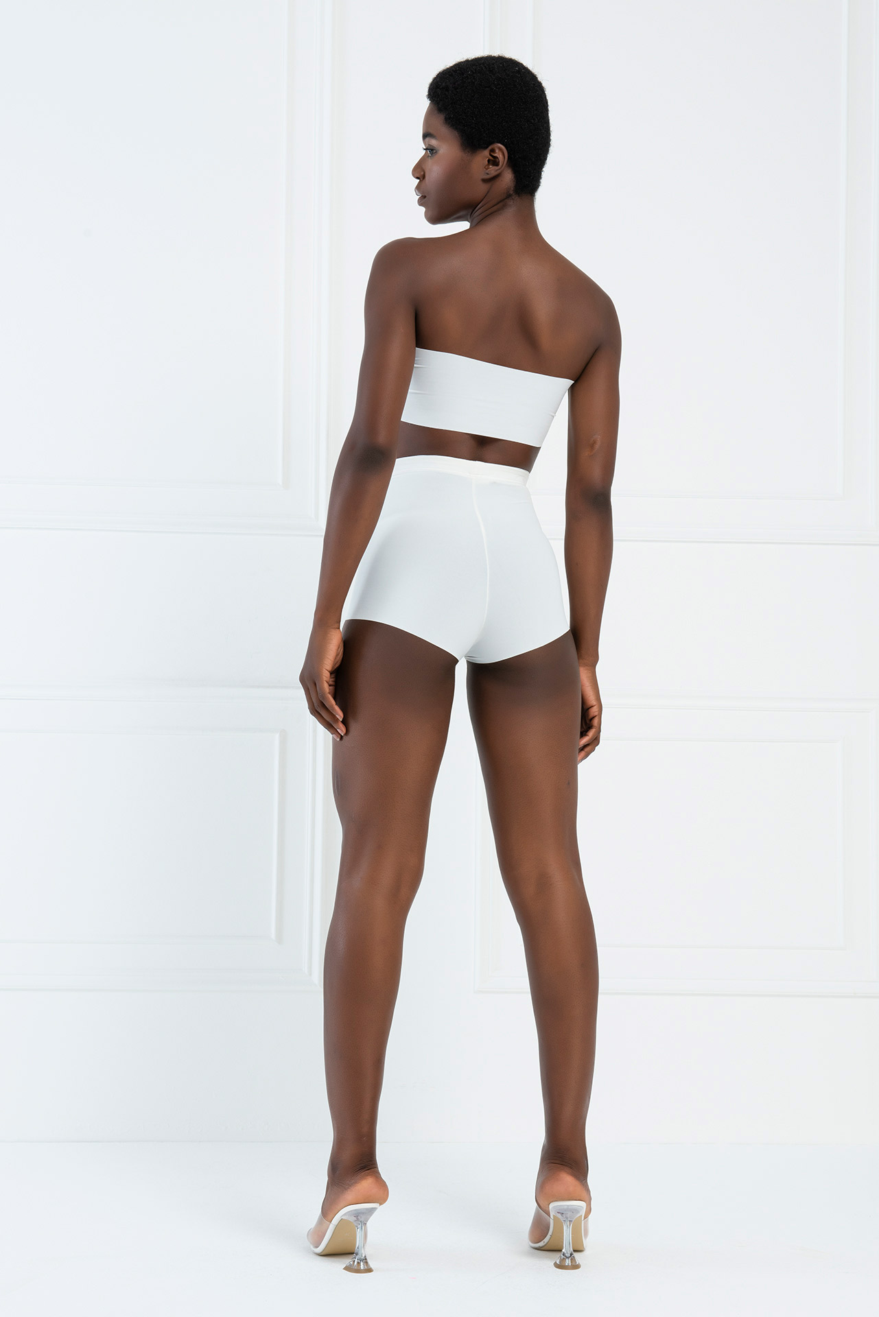 High Waist Shapewear Briefs in Offwhite