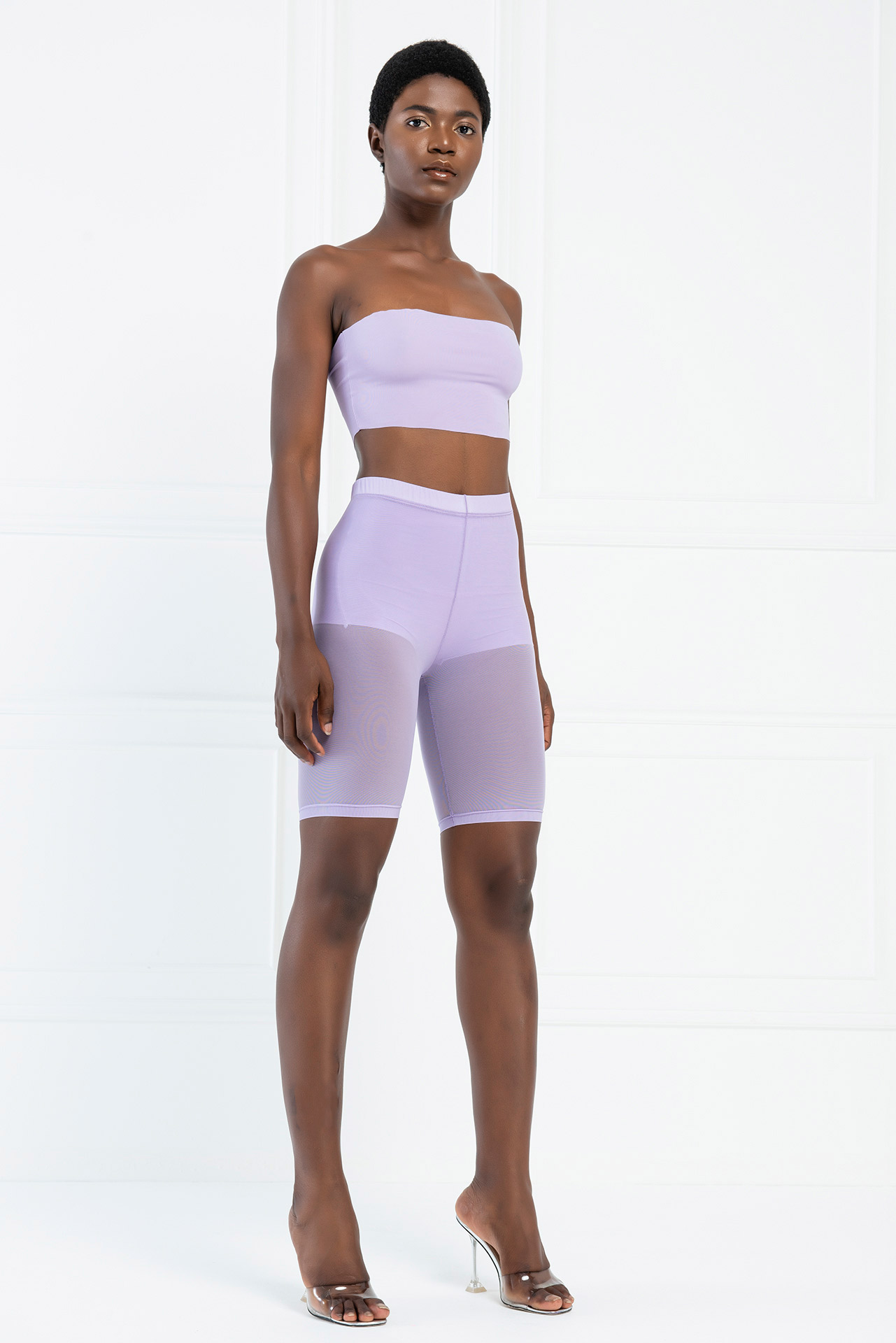 White mesh biker on sale shorts