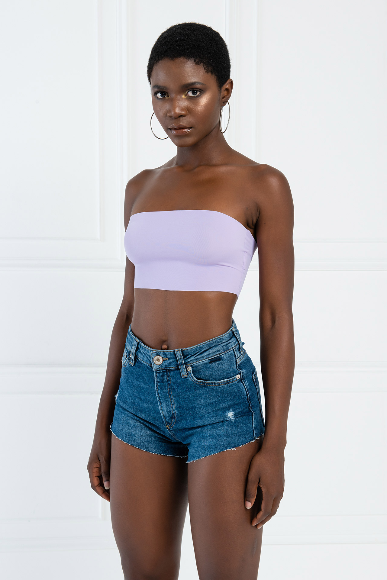 Lilac Seamless Bandeau