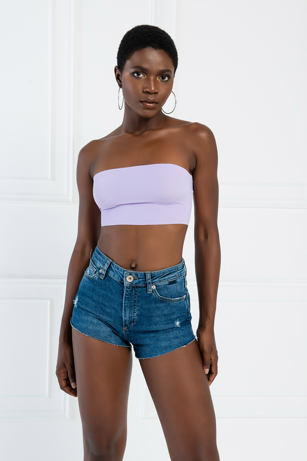 Lilac Seamless Bandeau