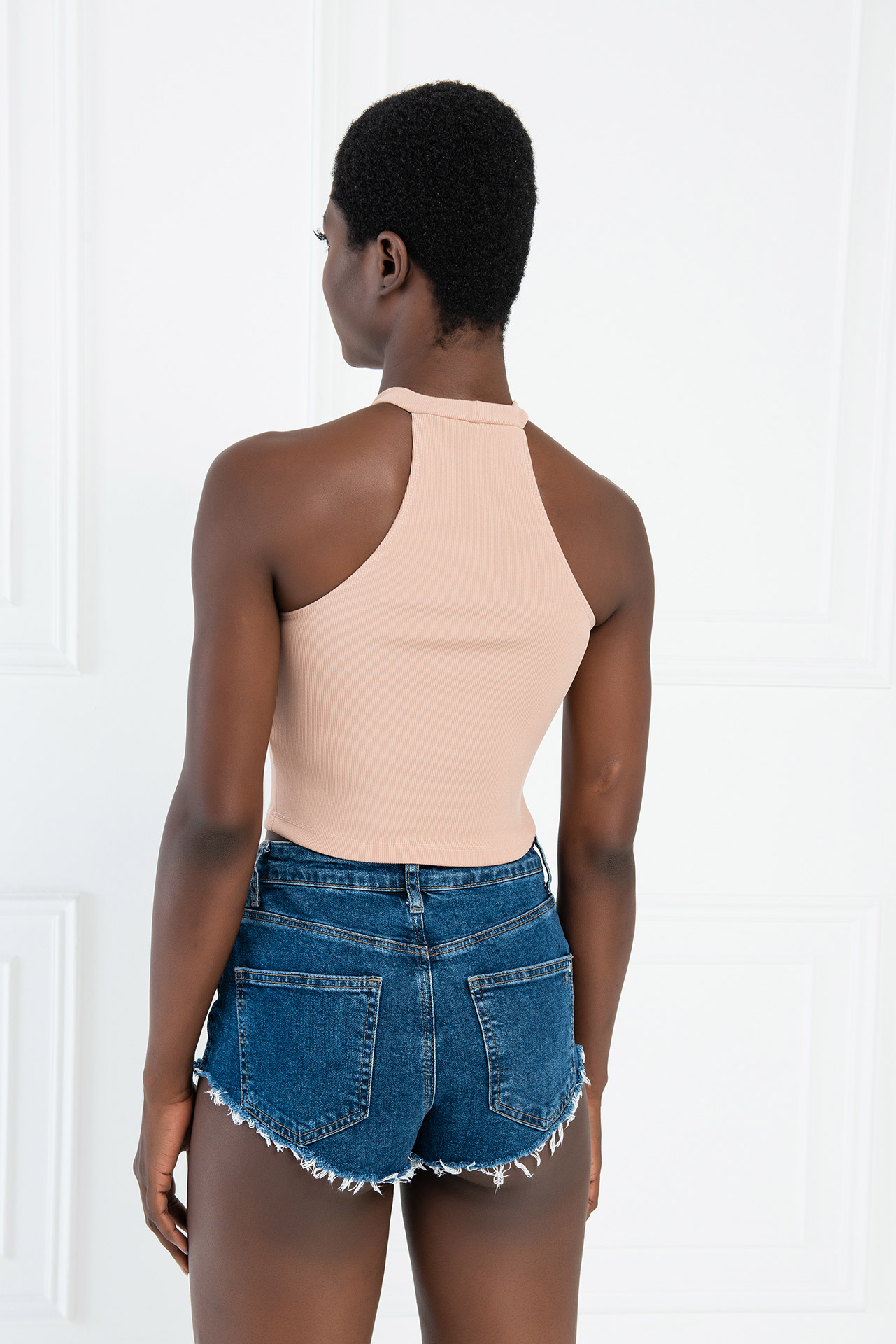 Nude Halter Top | Kikiriki