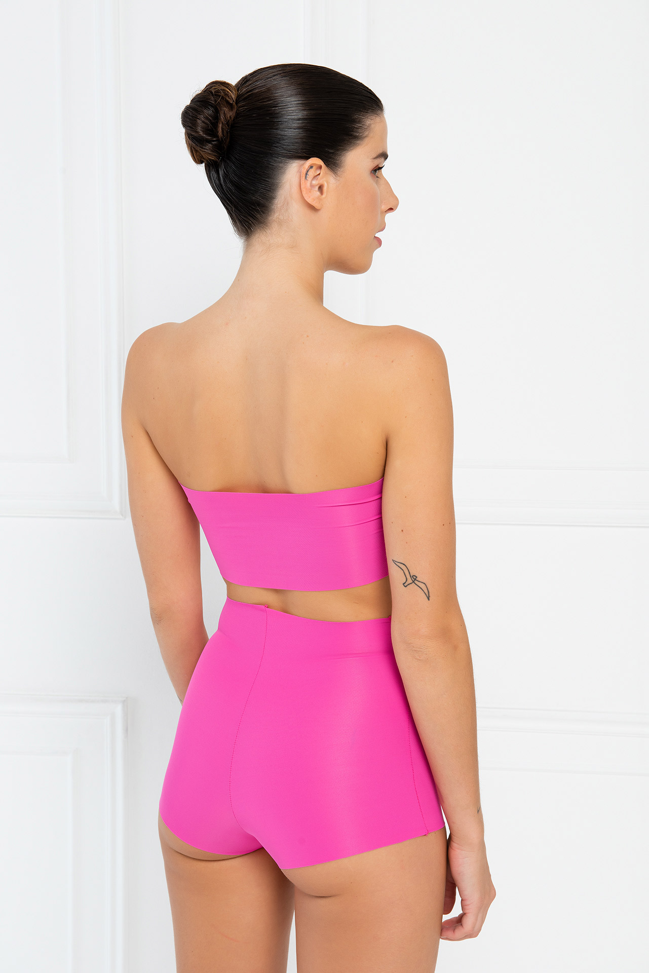 High Waist Brazilian Cut New Fuschia Brief