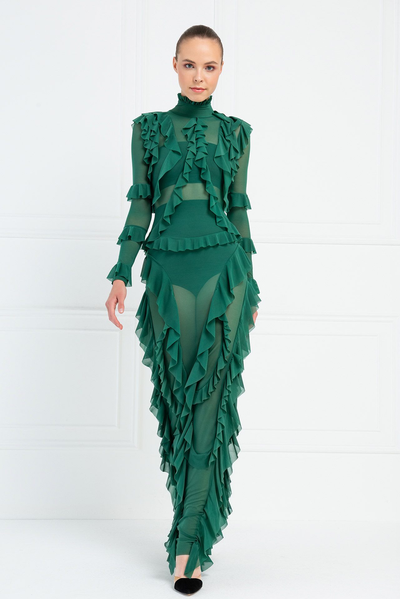 Kikiriki sheer 2024 maxi dress