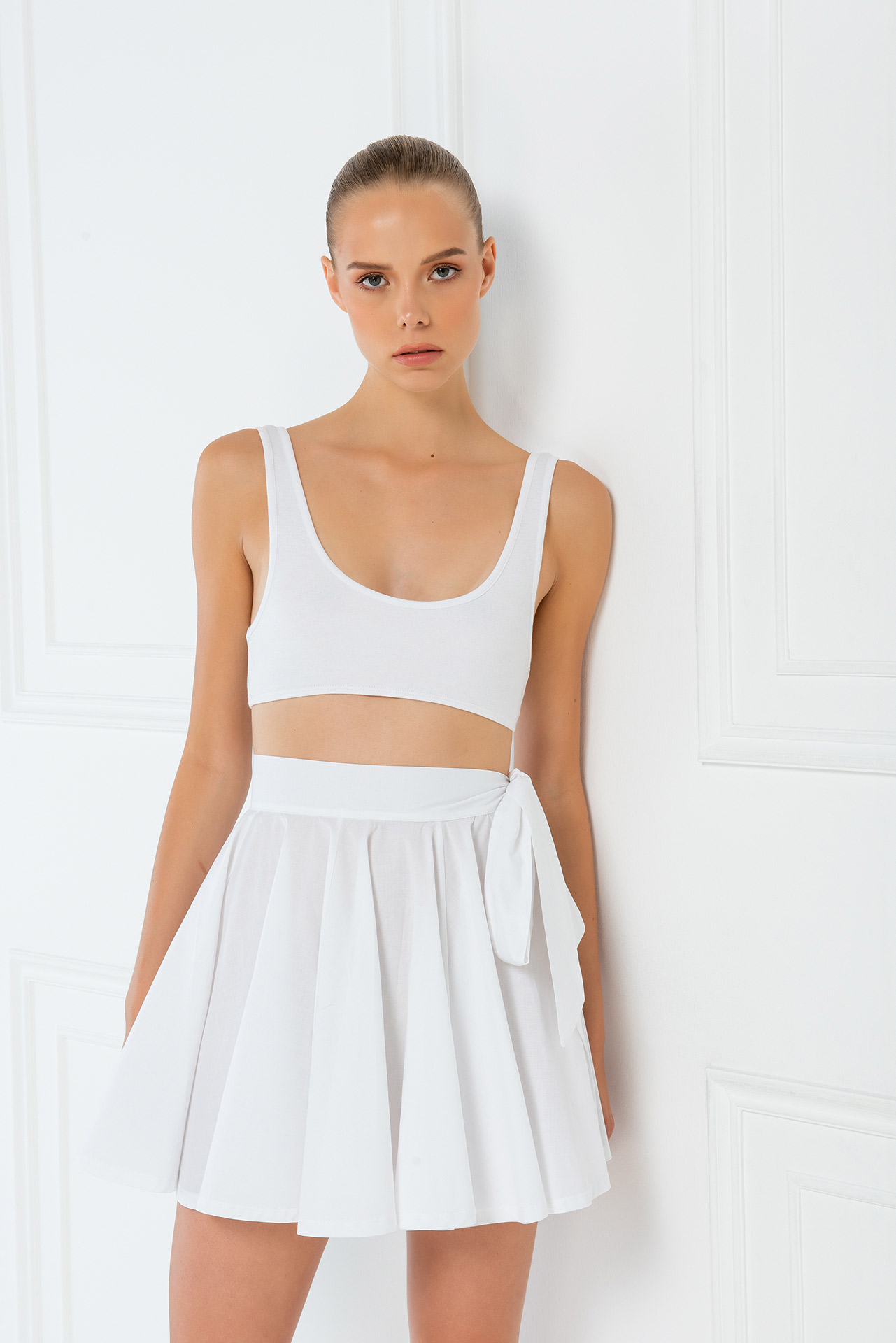 White Mini Tank Top