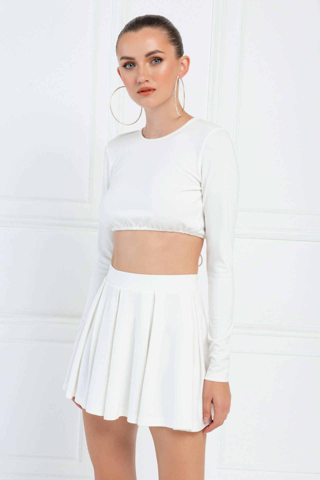 flared skirt set