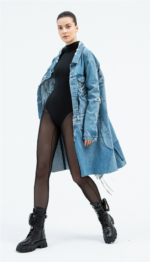 longline jean jacket