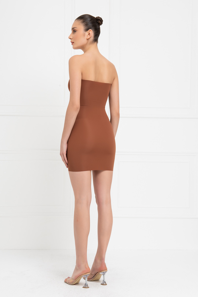 Strapless Full Body Slip Shapewear Mini Taba Dress