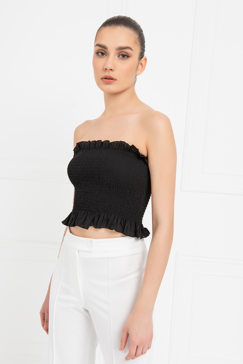 Top Blanco Strapless