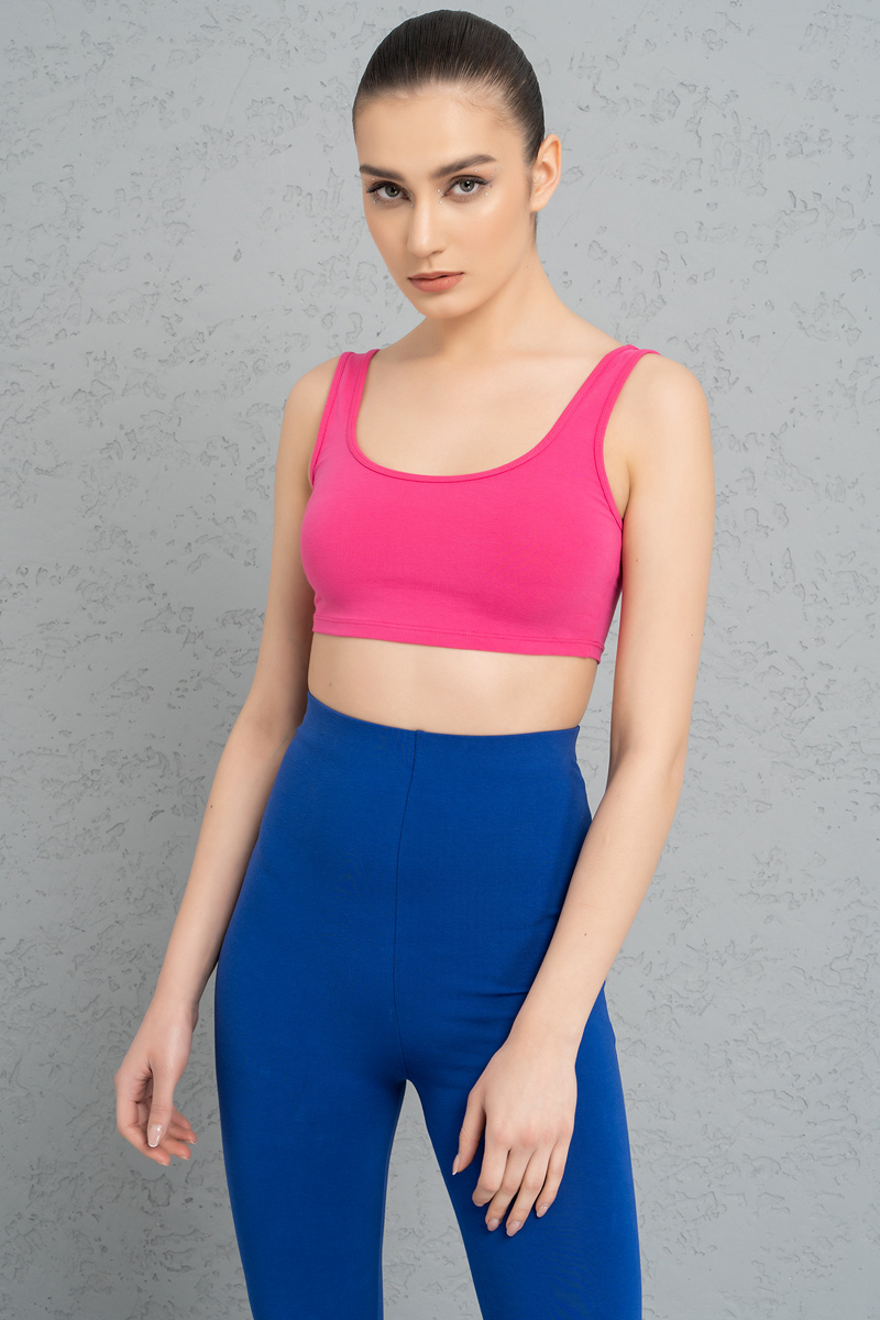 Fuchsia Sports Bra