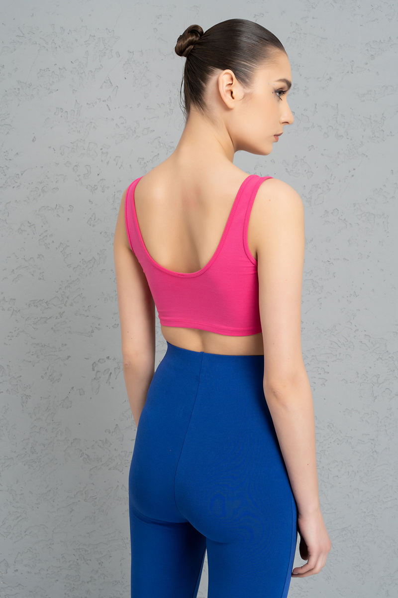 Fuchsia Sports Bra