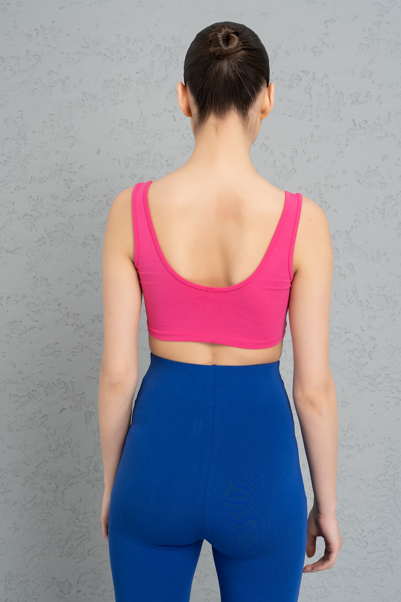 Fuchsia Sports Bra