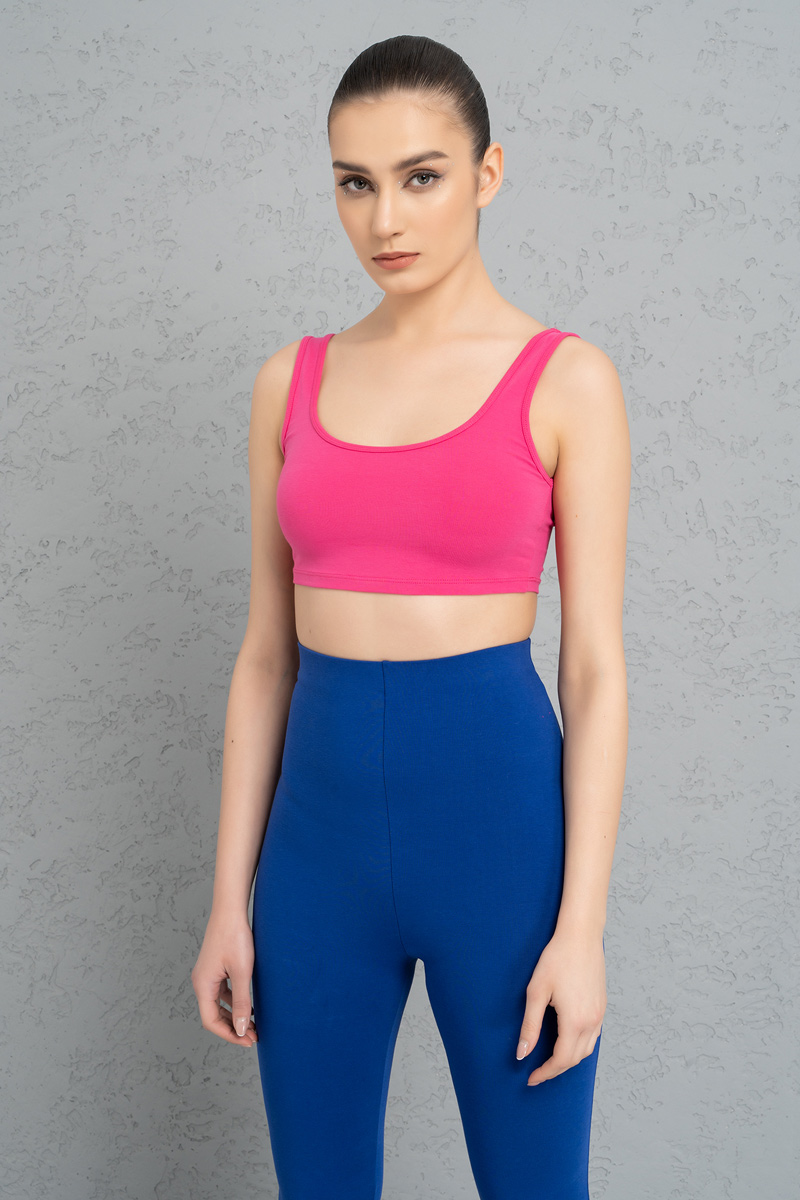 Fuchsia Sports Bra
