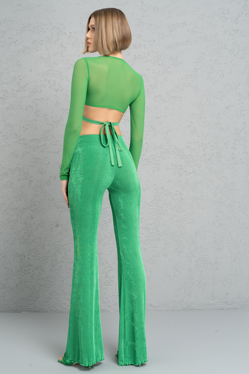Kelly Green Waistband Pants