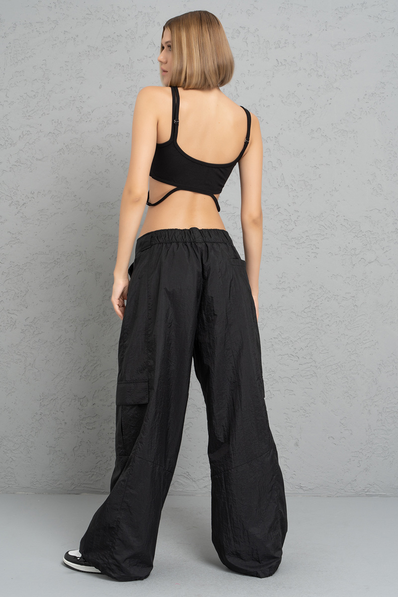 Siyah Kargo Pantolon